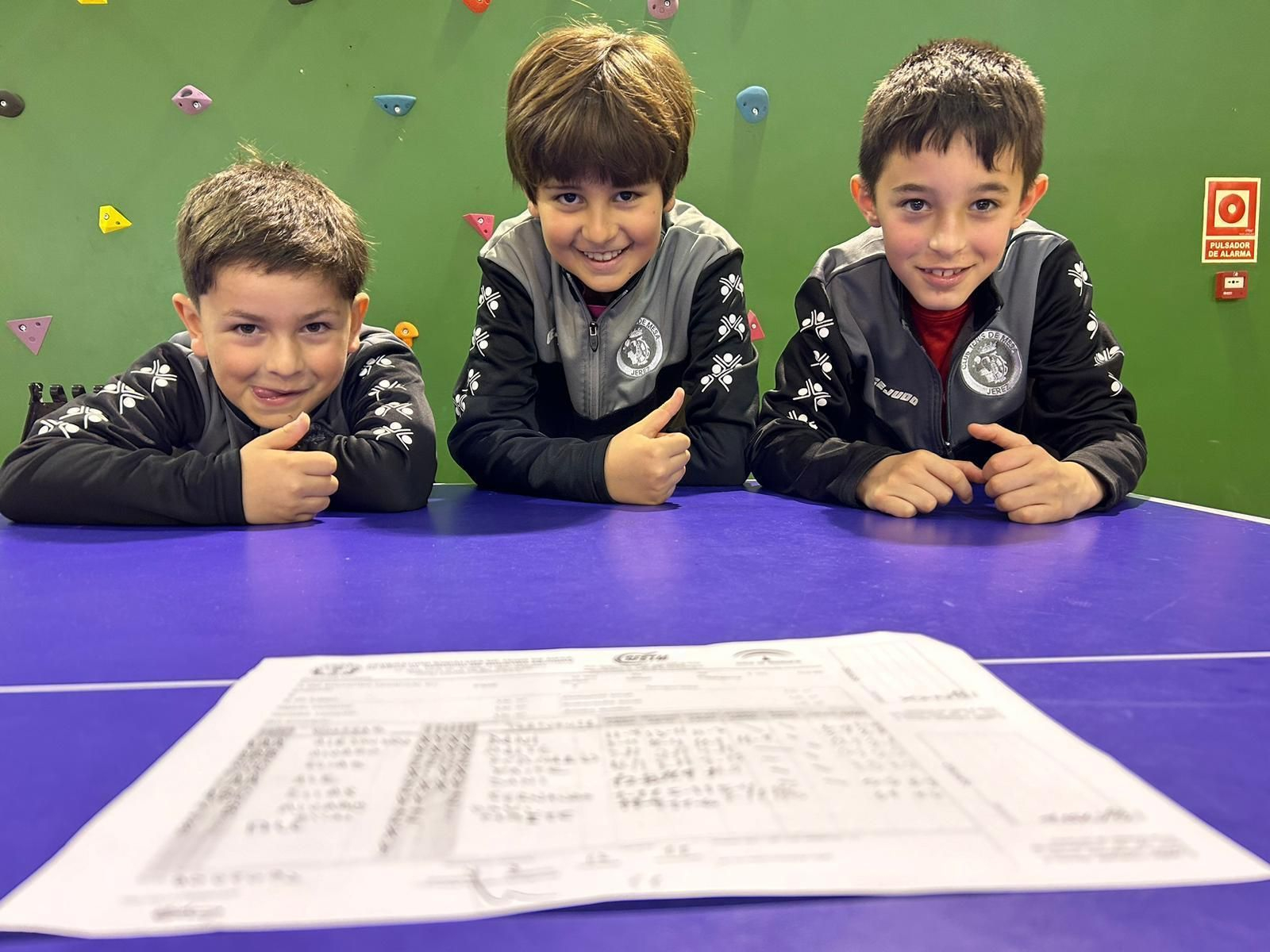 Los más pequeños del CTM Jerez han mostrado un gran nivel esta jornada.