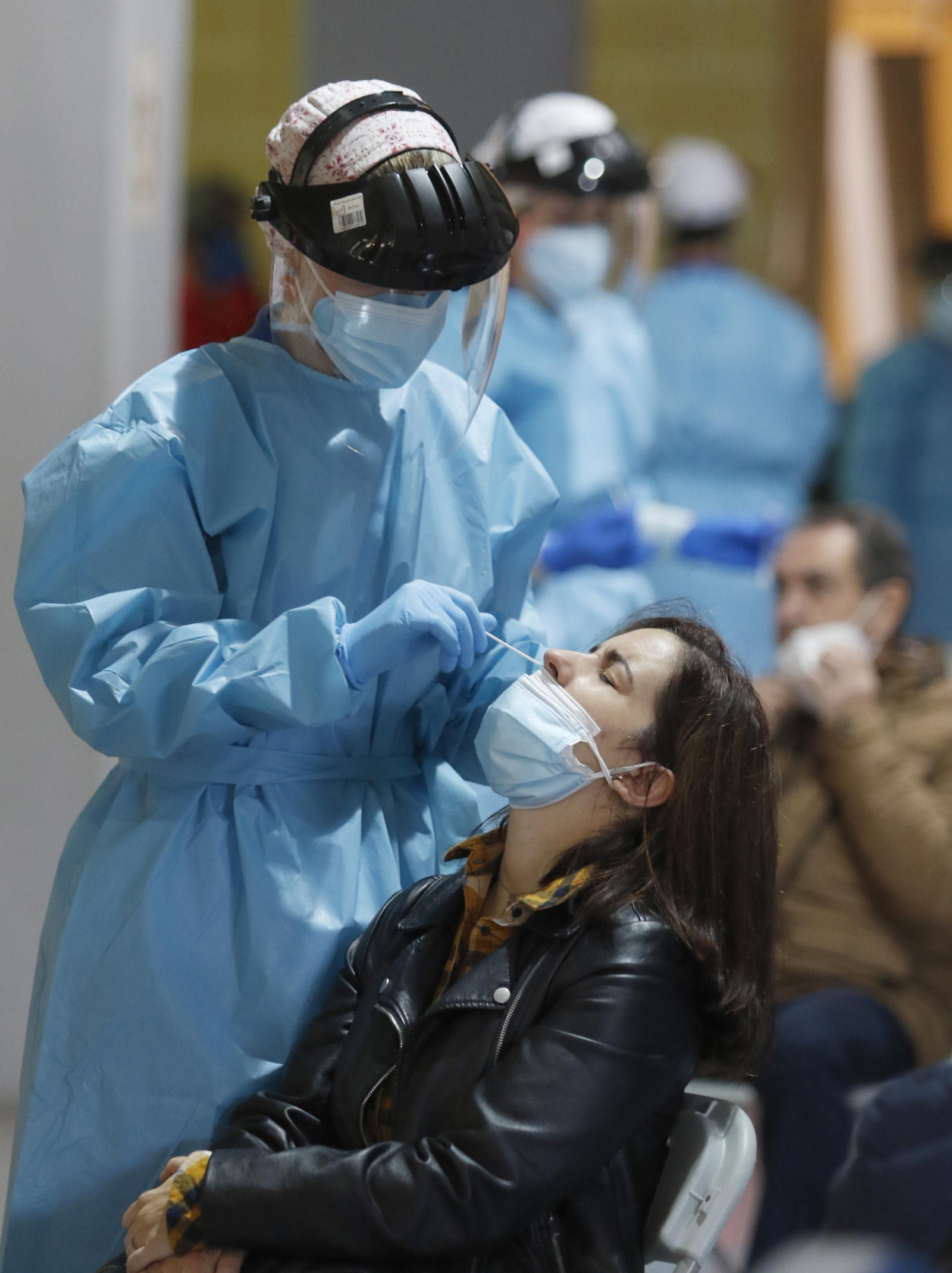Las fotos del cribado en Vista Alegre
