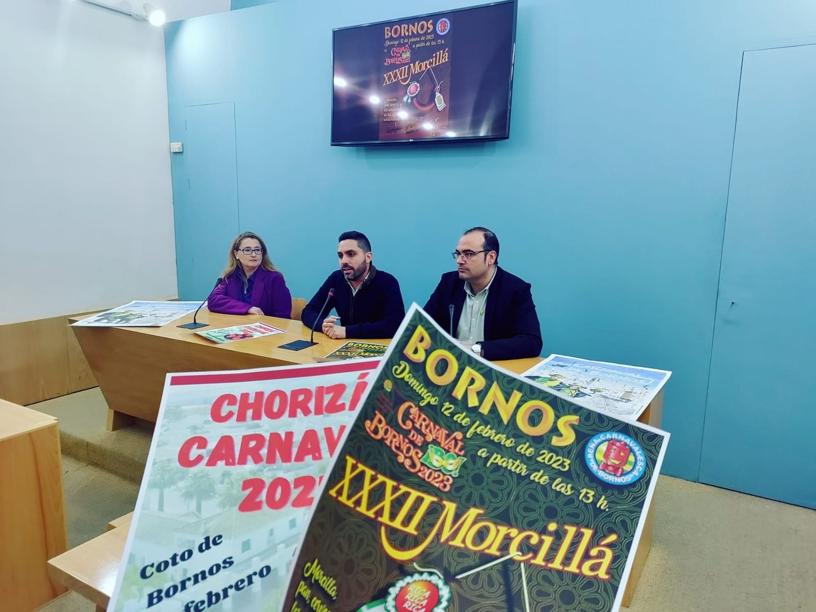 Presentación en Diputación del Carnaval de Bornos.