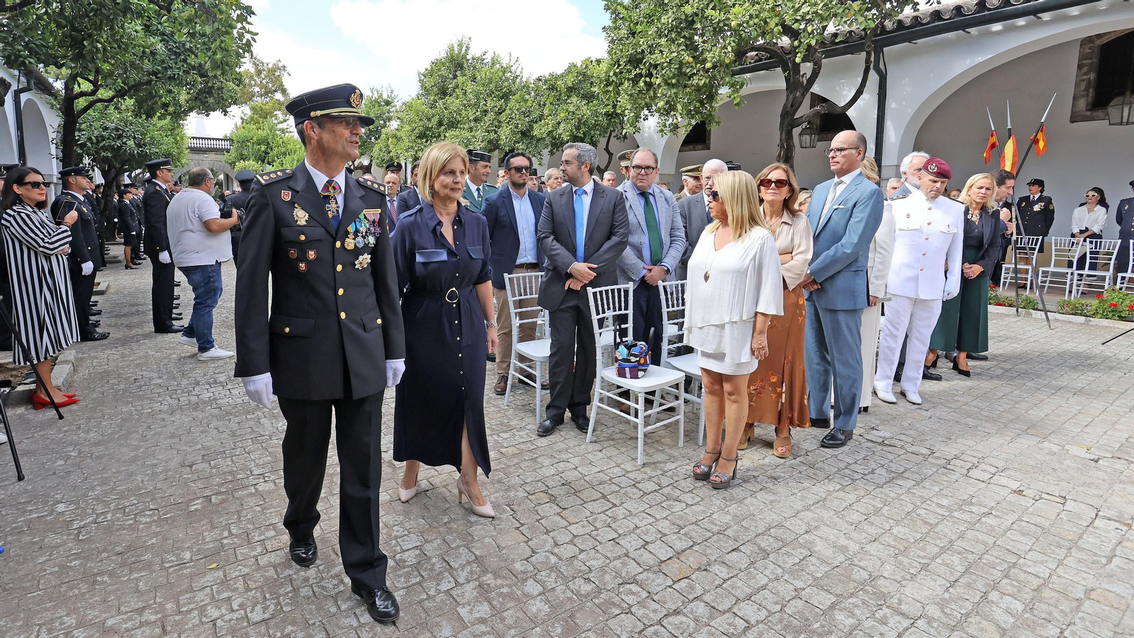 Imágenes del Día de la Policía Nacional en las Bodegas Fundador de Jerez