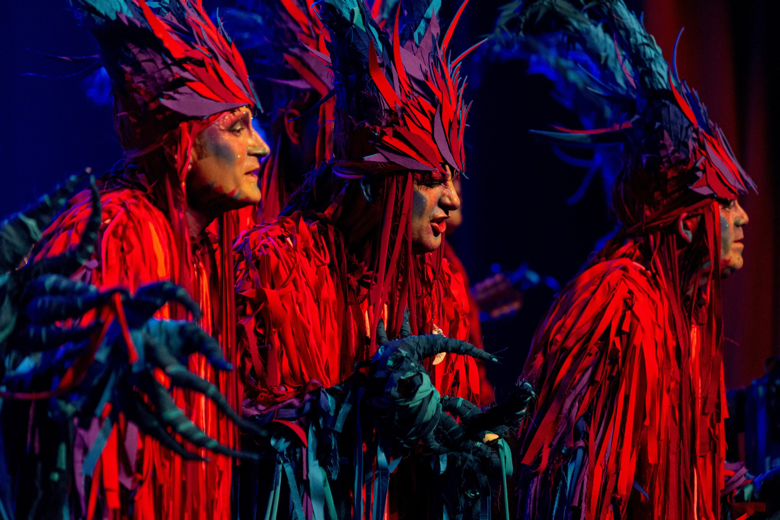 Imágenes de la sesión de este jueves en el Gran Teatro del Carnaval Colombino.