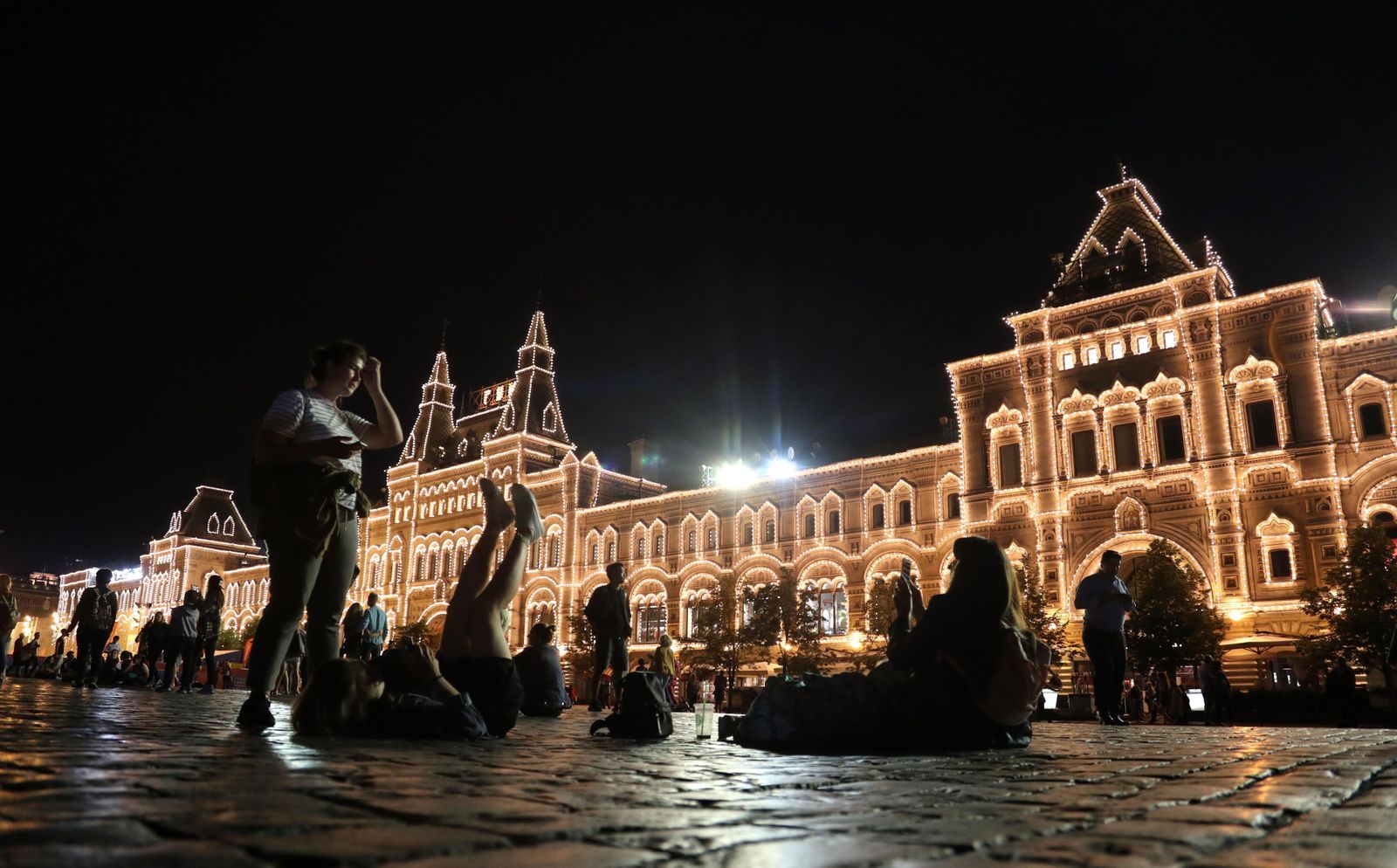 Los grandes almacenes GUM de la Plaza Roja, paradigma del lujo.