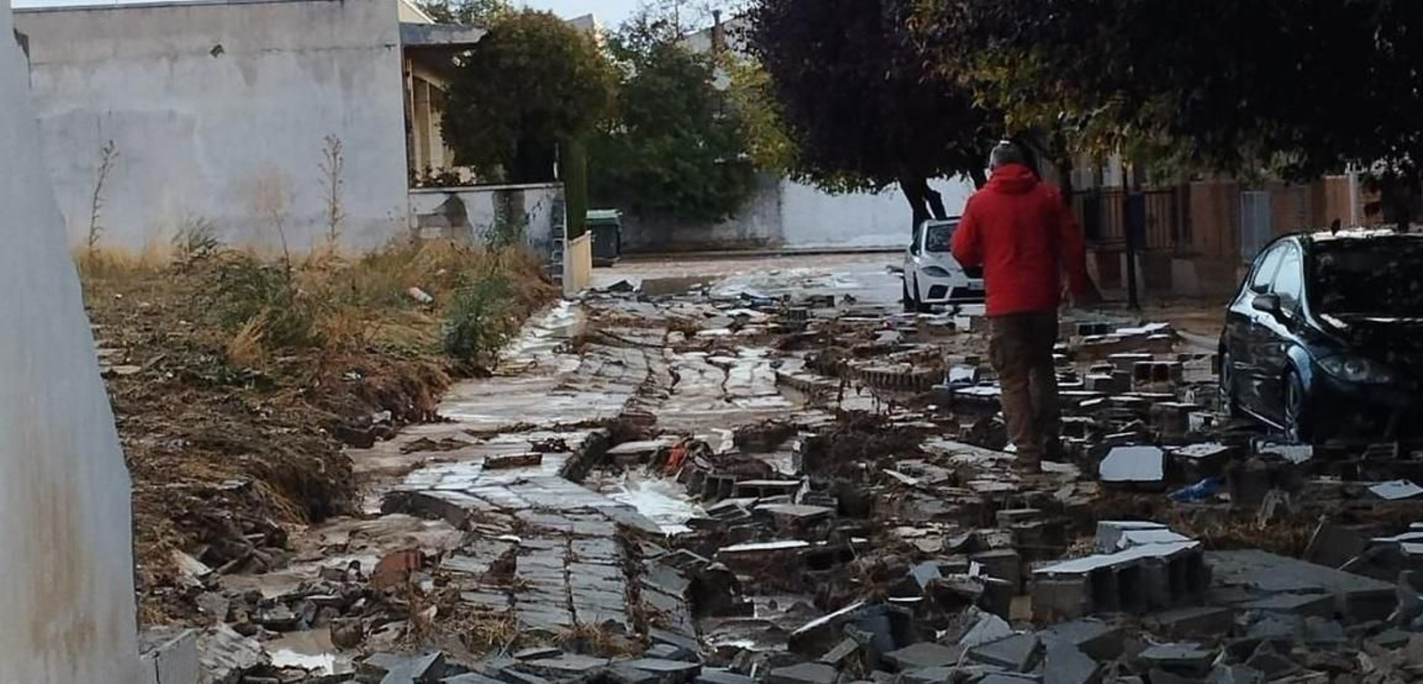 Daños en Guadahortuna.