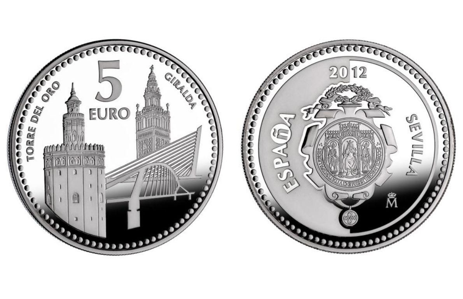 La preciosa moneda de plata que homenajea a Sevilla