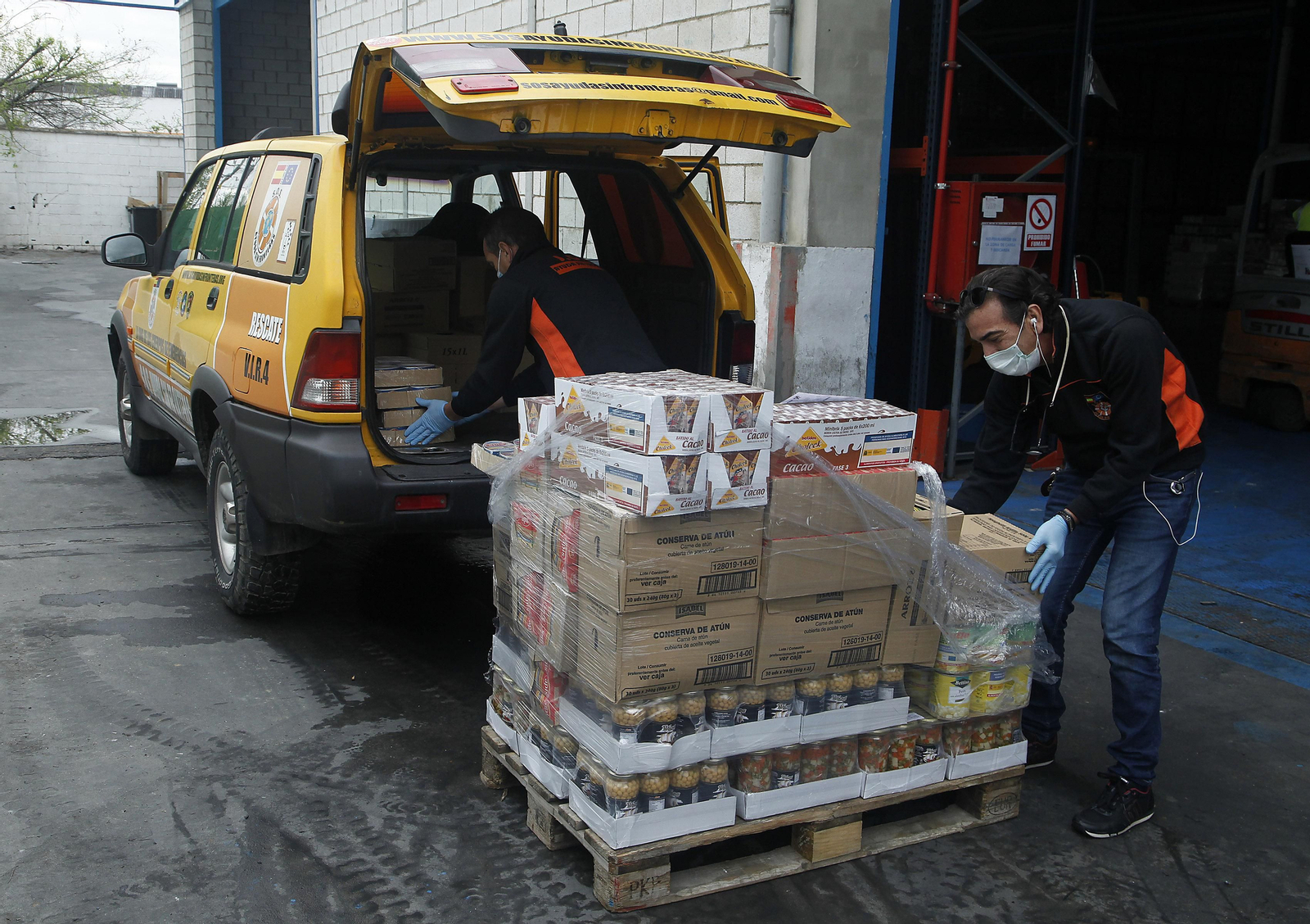 Banco de alimentos continúa su importante labor. Coronavirus