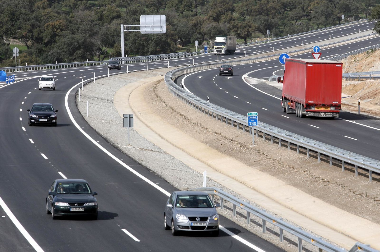 Imagen de archivo de la  Autovía  de la Plata.