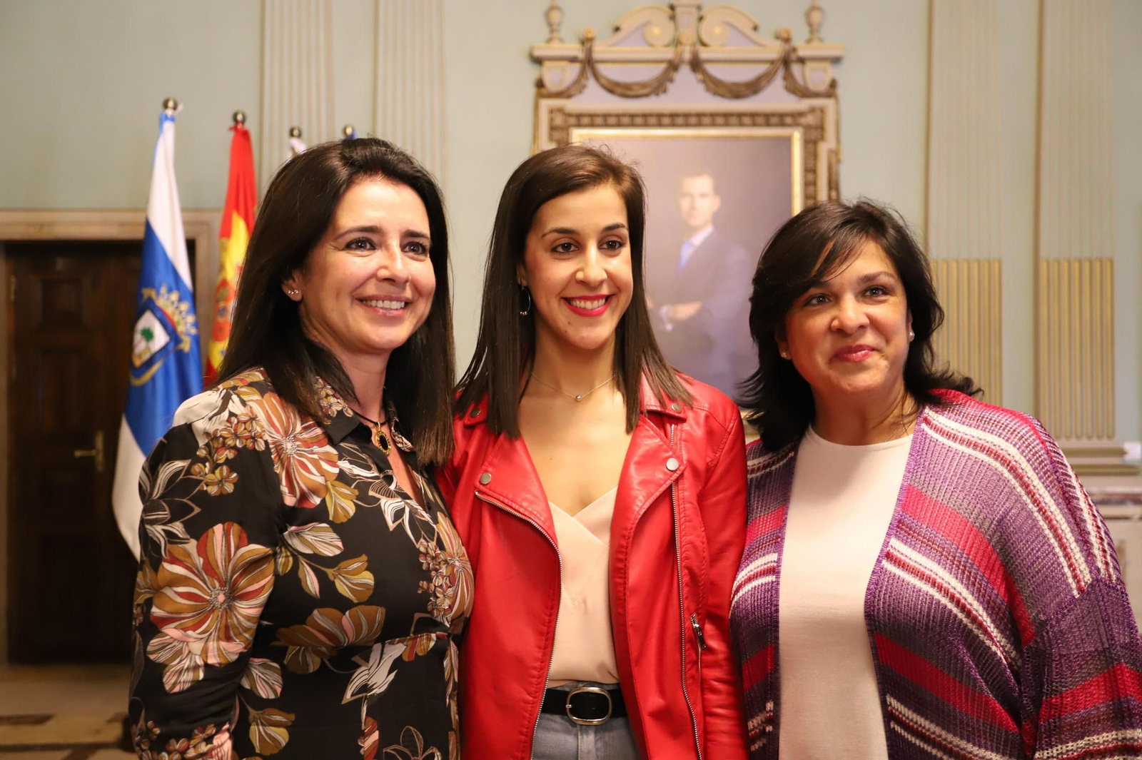 Imágenes de la firma del convenio del mundial de bádminton en el Ayuntamiento con Carolina Marín