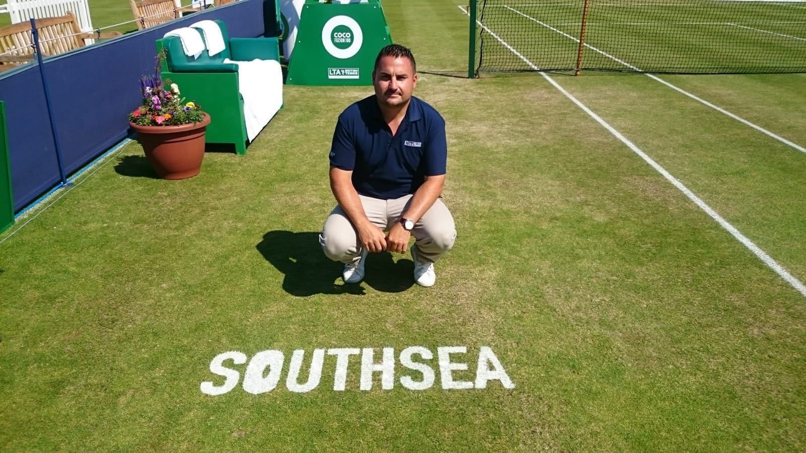 Antonio Vargas, durante su presencia en el torneo británico.