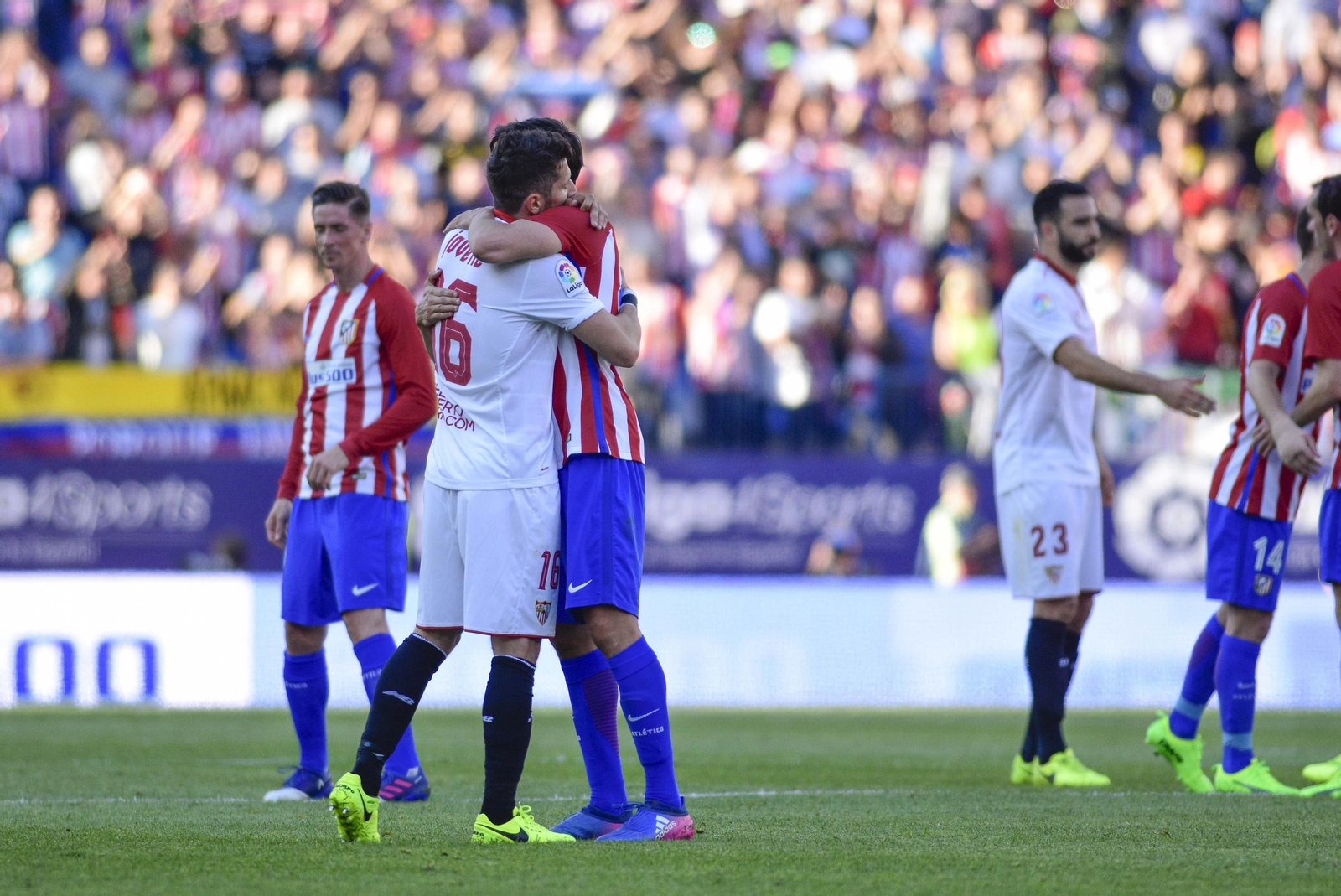 El Atlético de Madrid-Sevilla FC, en imágenes