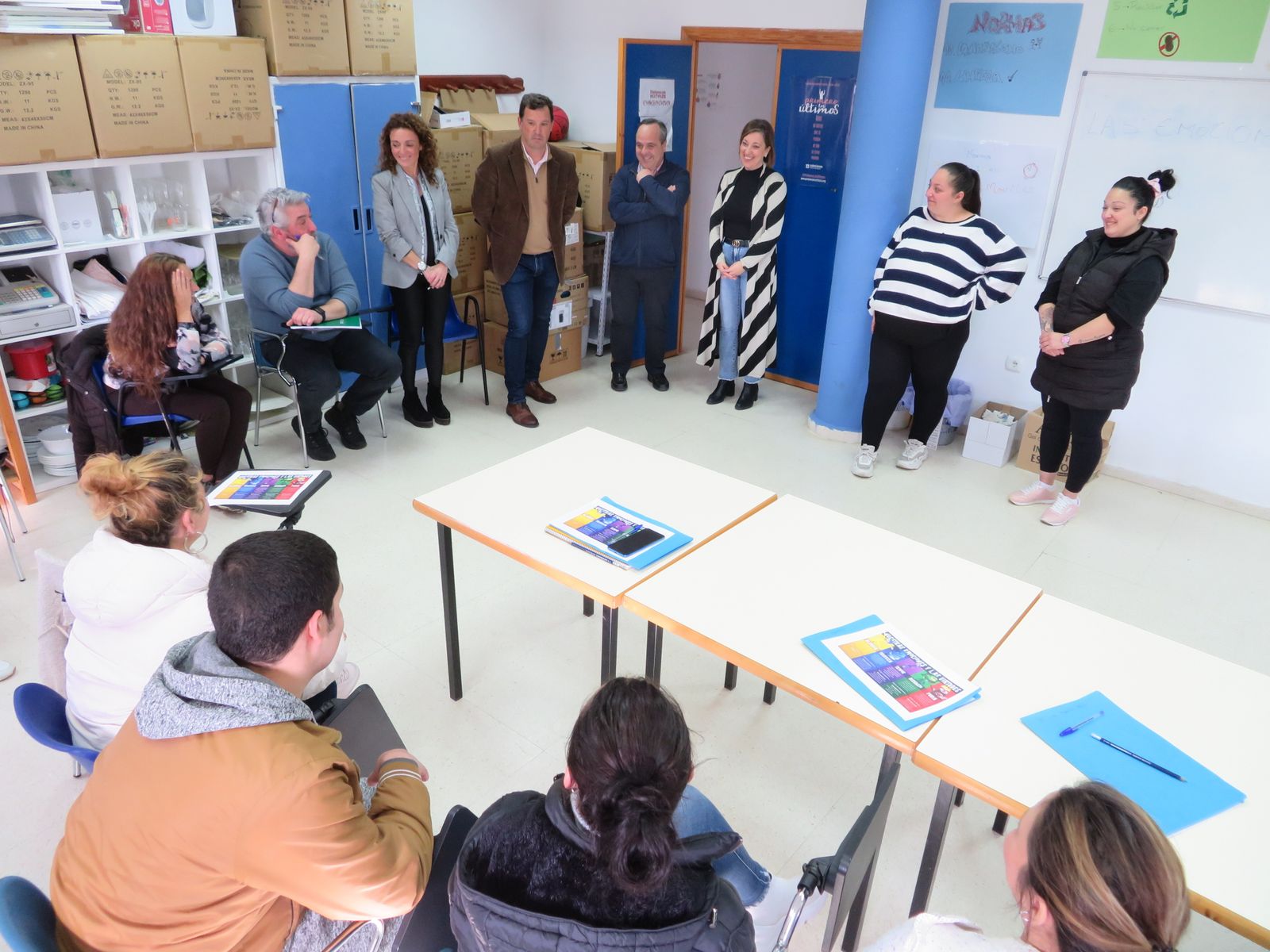Encuentro en la Fundación Don Bosco con los jóvenes en riesgo de exclusión.