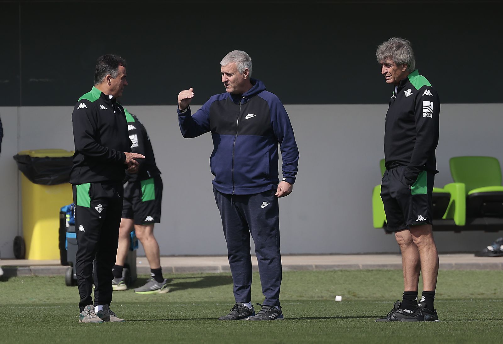 Antonio Cordón, en un entrenamiento en la ciudad deportiva.