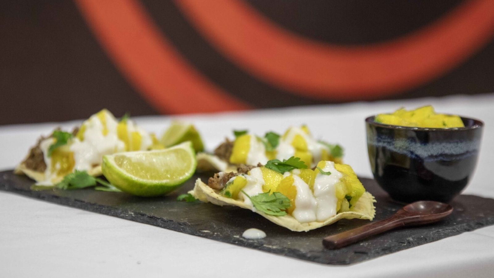 Uno de los platos presentados por un aspirante, tacos