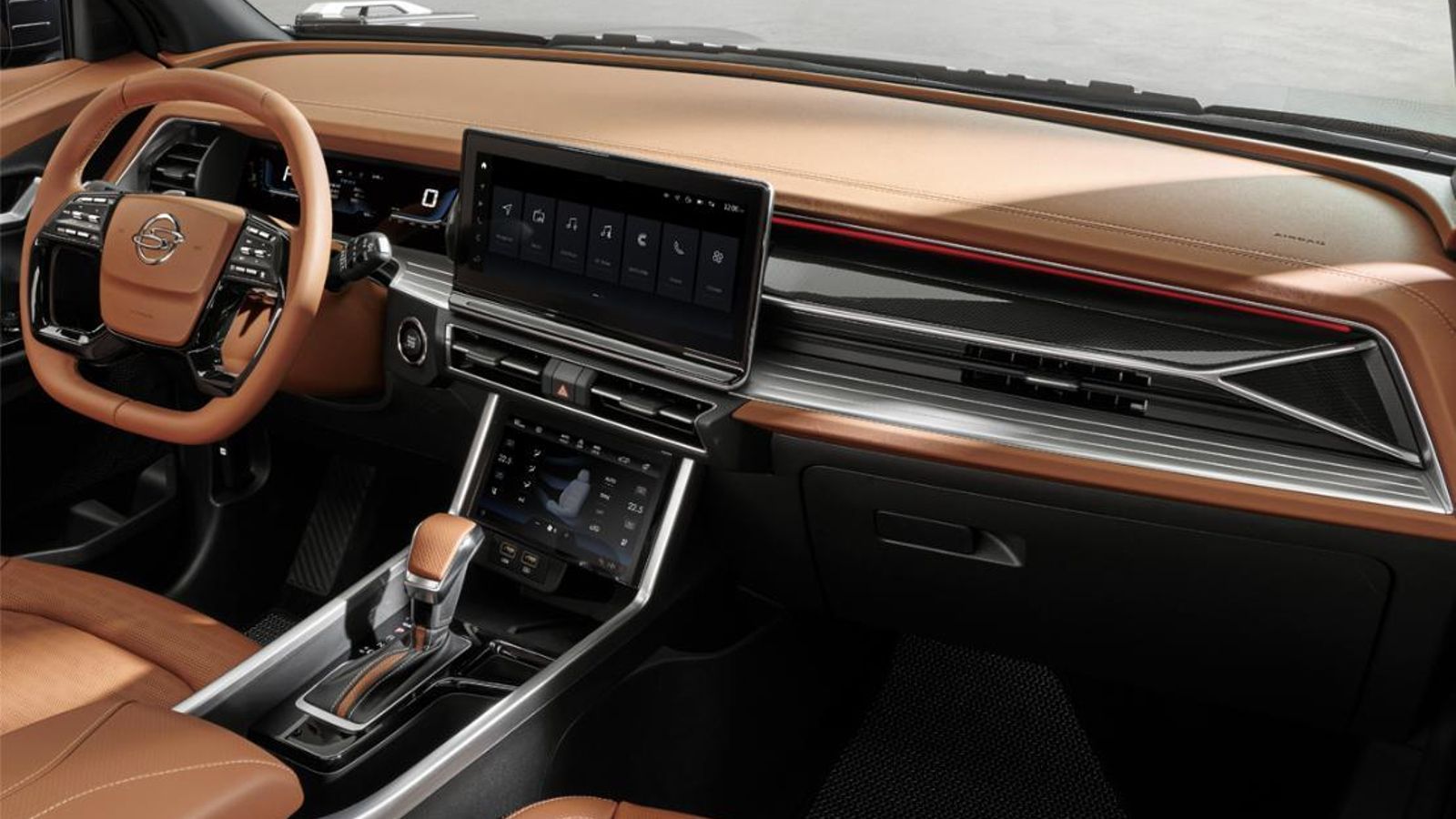 La simplicidad predomina en el diseño interior del Torres, con una instrumentación digital y una pantalla central que acumula muchas de las funciones disponibles. Bajo la misma, los controles de la climatización.