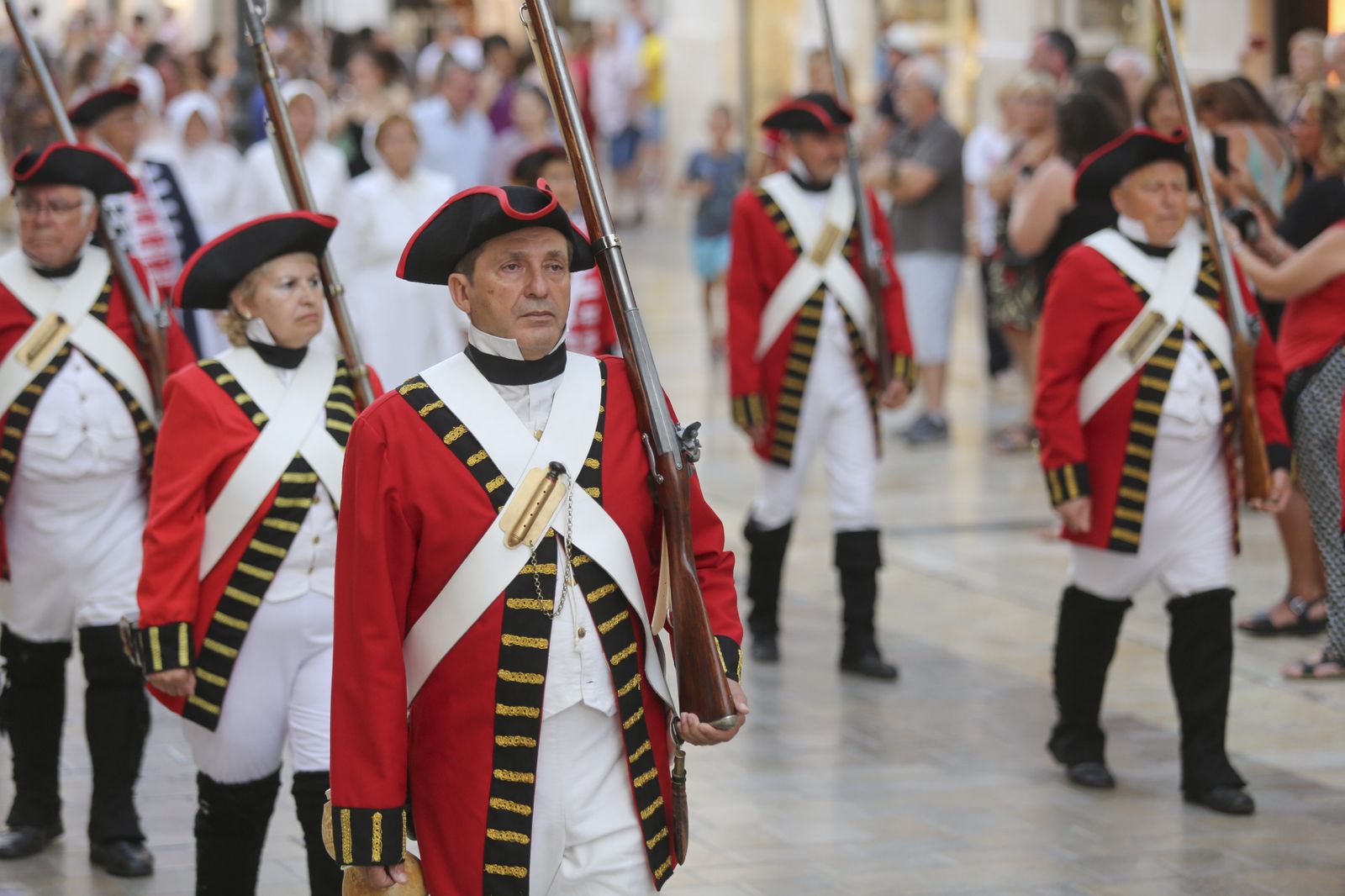 Las fotos del desfile en Málaga en recuerdo a Bernardo de Gálvez