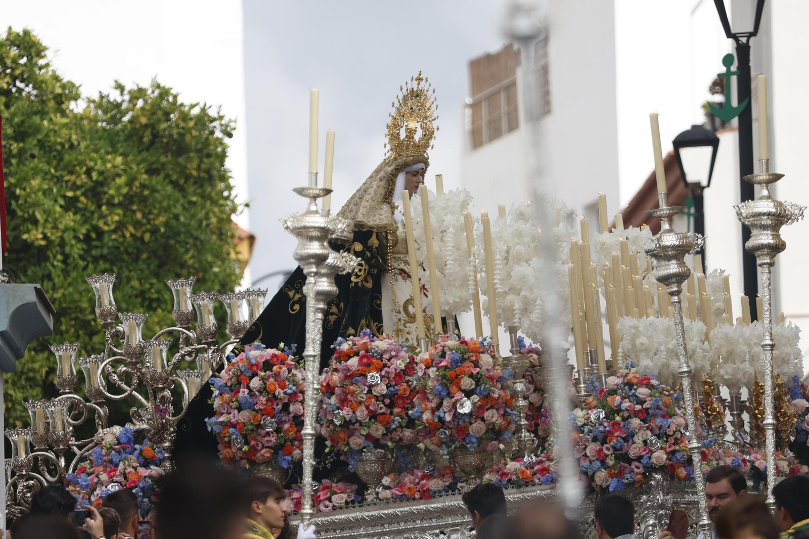 Las fotos de la peregrinación extraordinaria de la Esperanza de Algeciras a la iglesia de la Palma