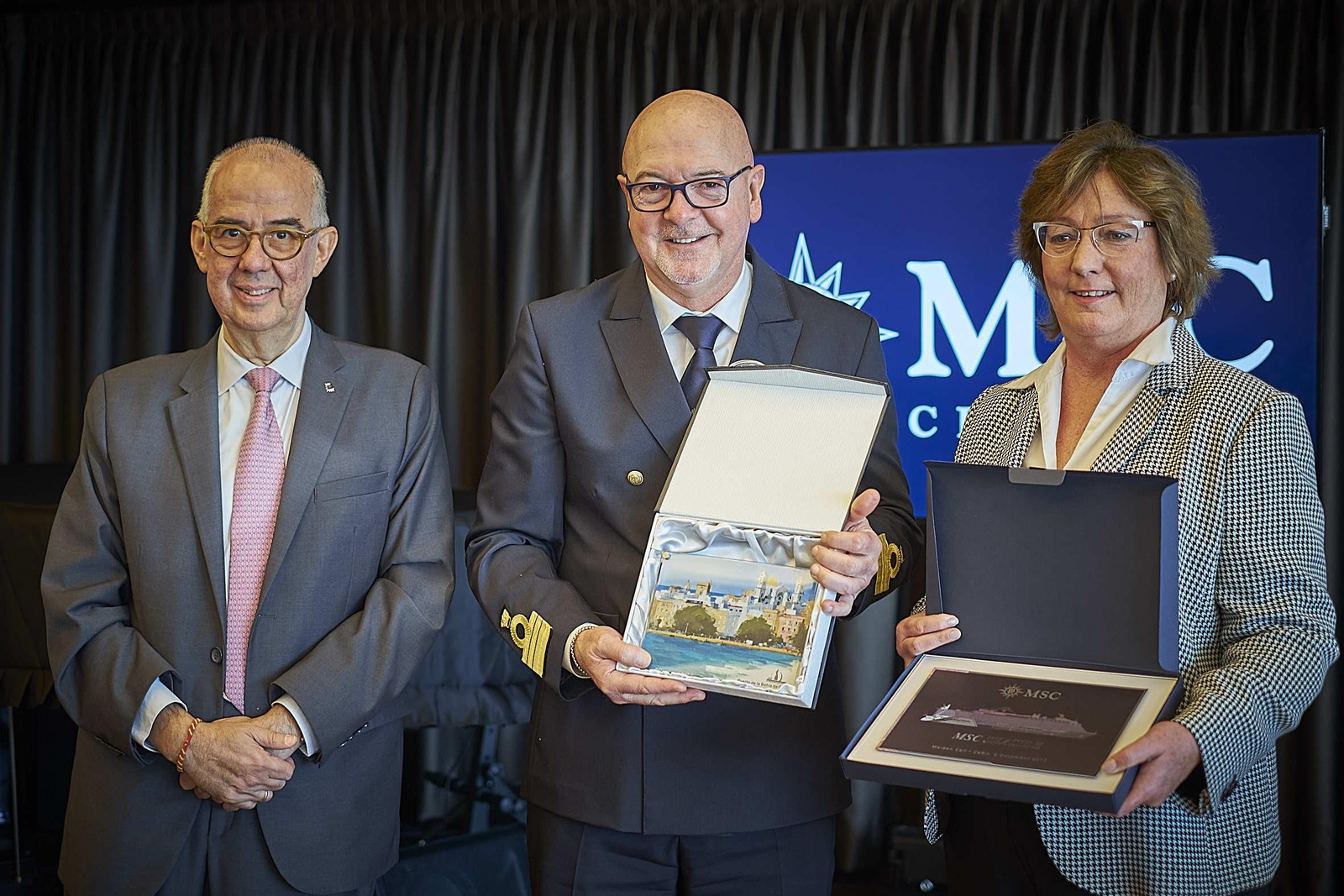 Primera escala en Cádiz del crucero MSC Seaside