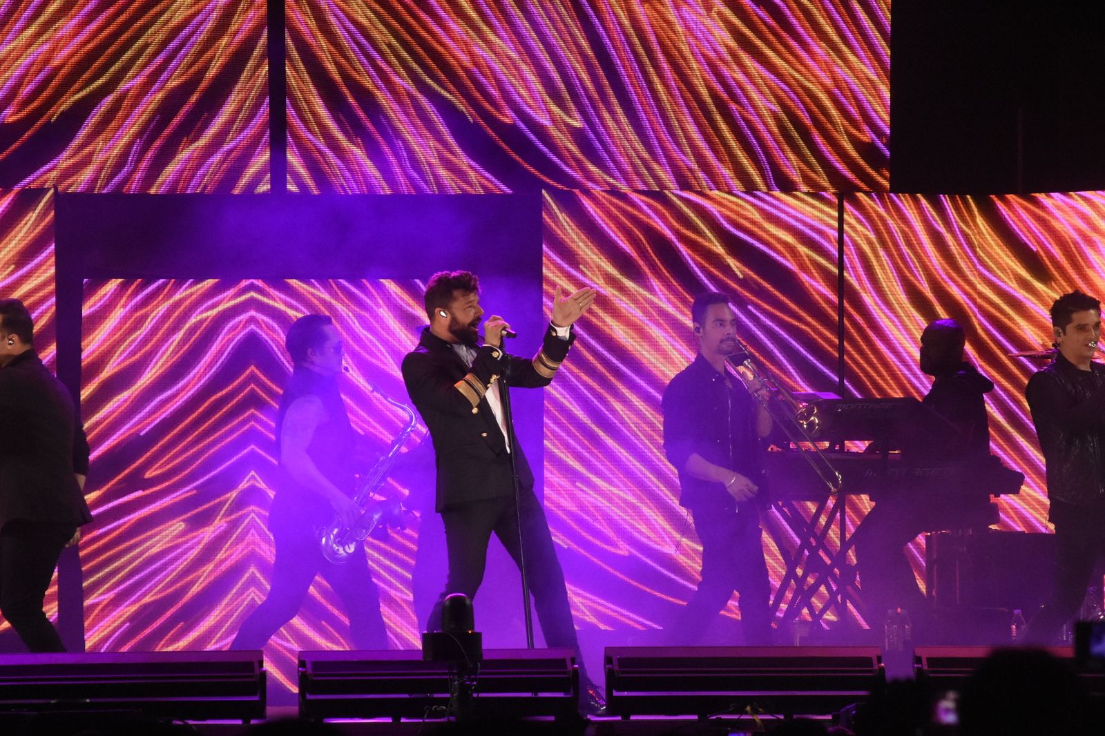 Ricky Martin, durante su concierto en Córdoba.