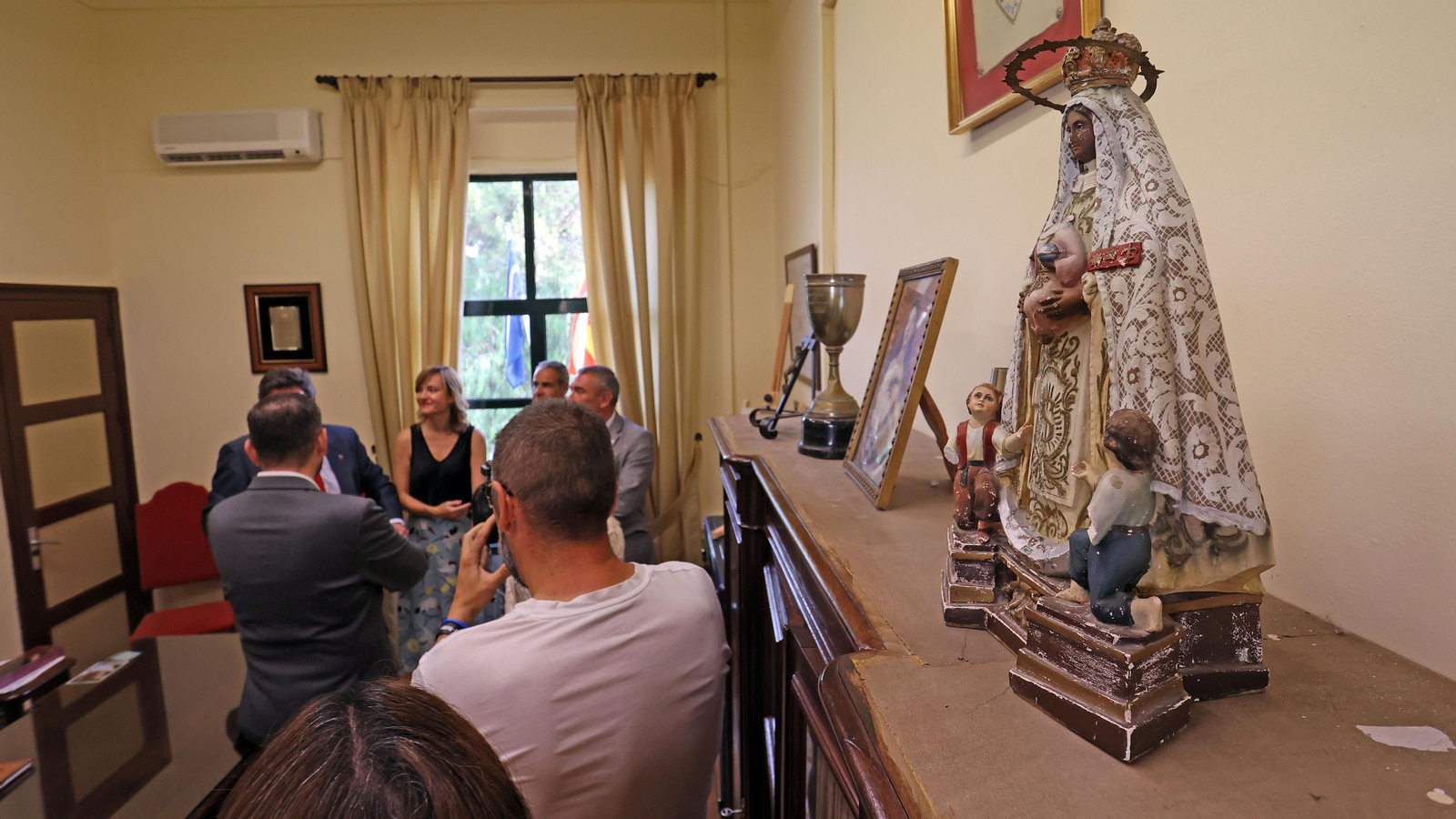 La ministra Pilar Alegría en el IES Coloma de Jerez