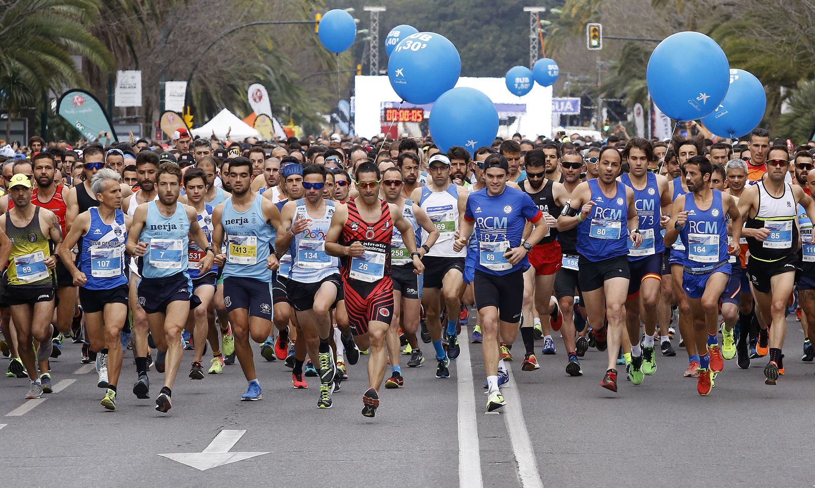 Las imágenes de la 29ª edición de la Media Maratón de Málaga