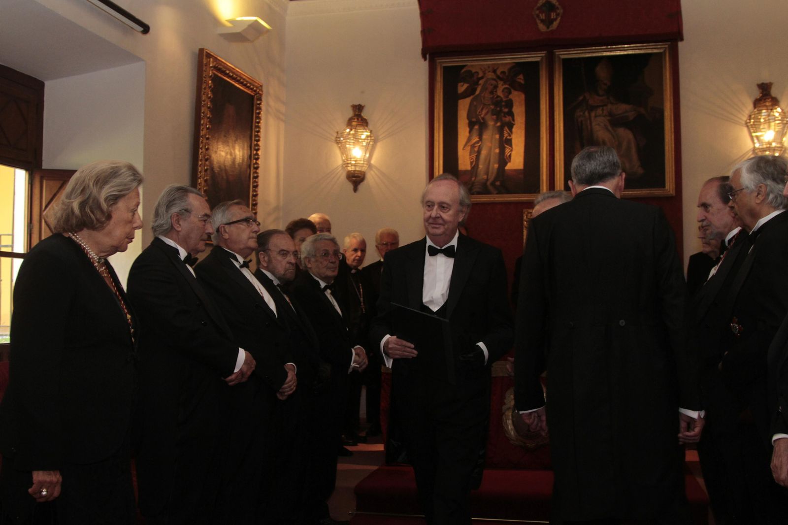 Segorbe en la ceremonia de ingreso.