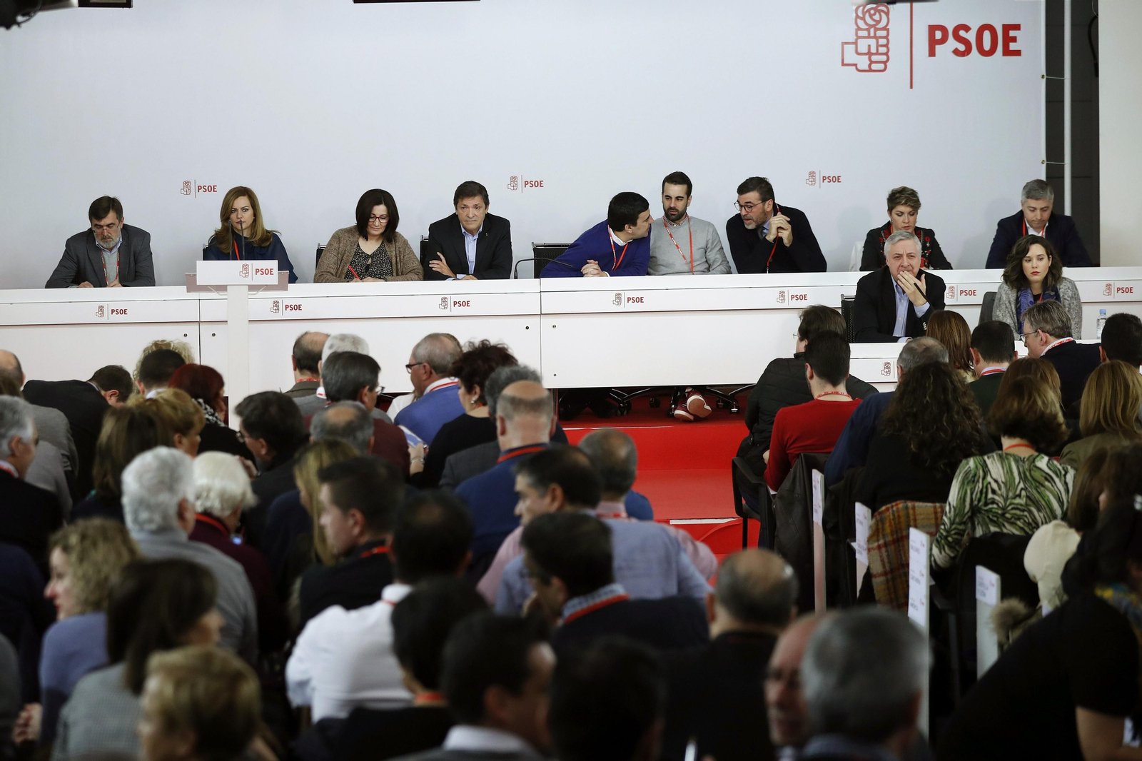 La reunión del Comité Federal del PSOE