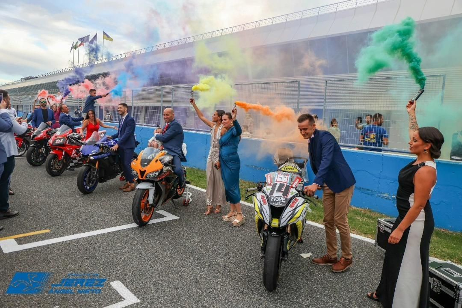 Boda motera en el Circuito de Jerez Boda motera en el Circuito de Jerez