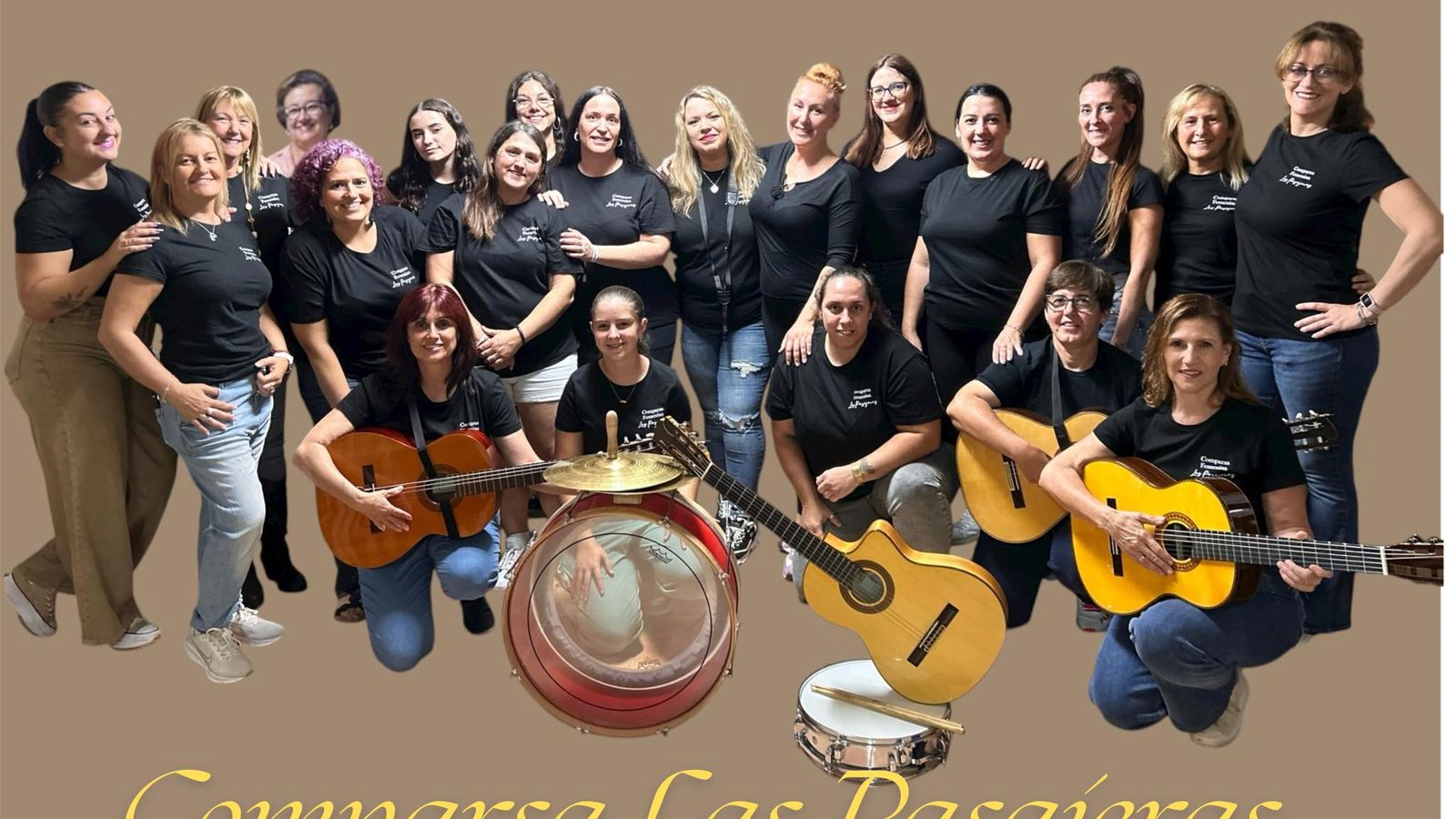 La comparsa 'Las pasajeras'.