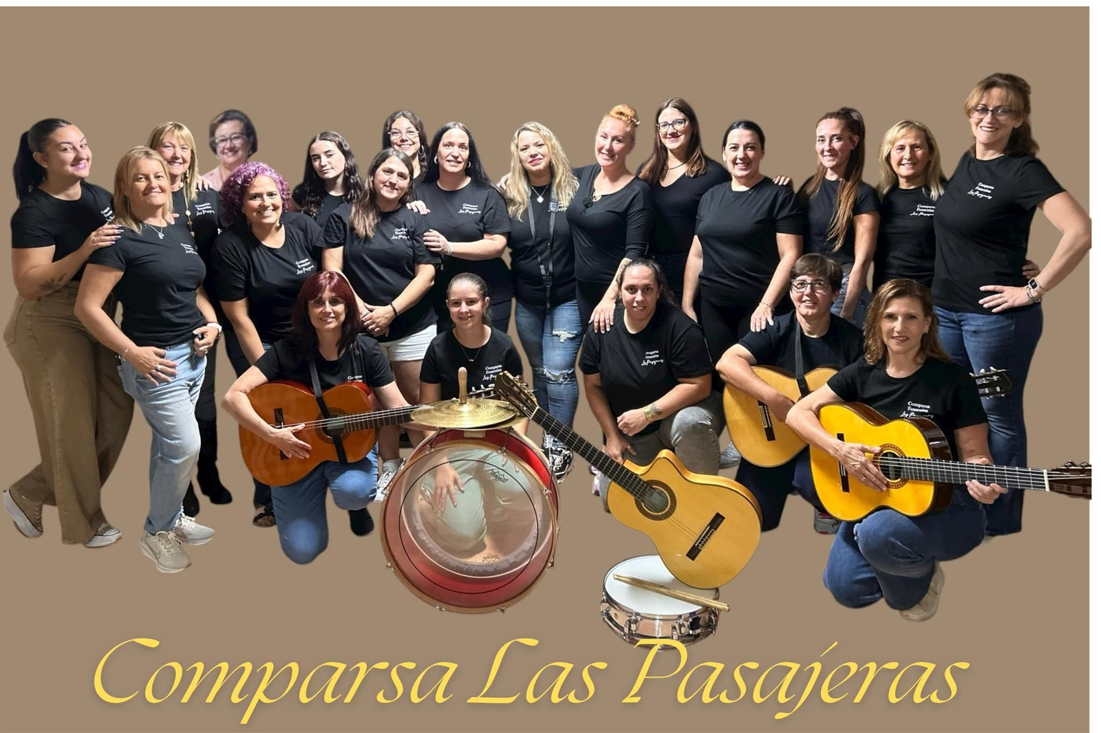 La comparsa 'Las pasajeras'.