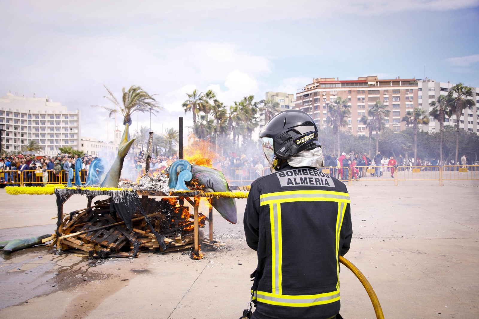 Las imágenes del entierro de la sardina en Almería