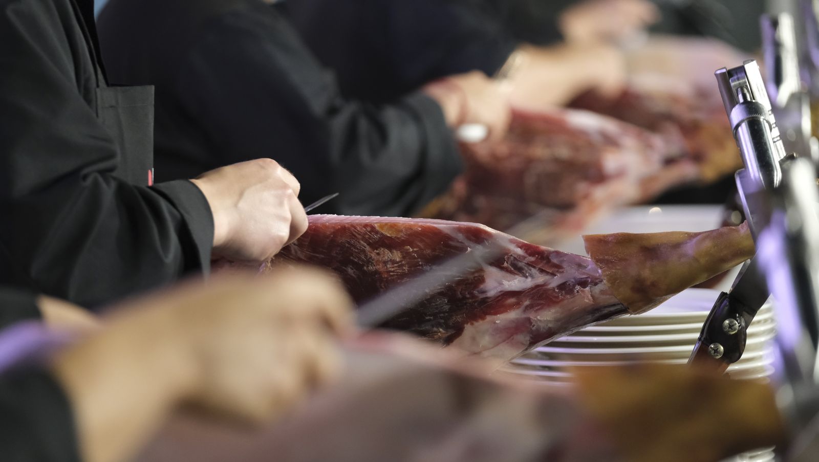 Imágenes del Concurso Nacional de Cortadores de Jamón de Serón