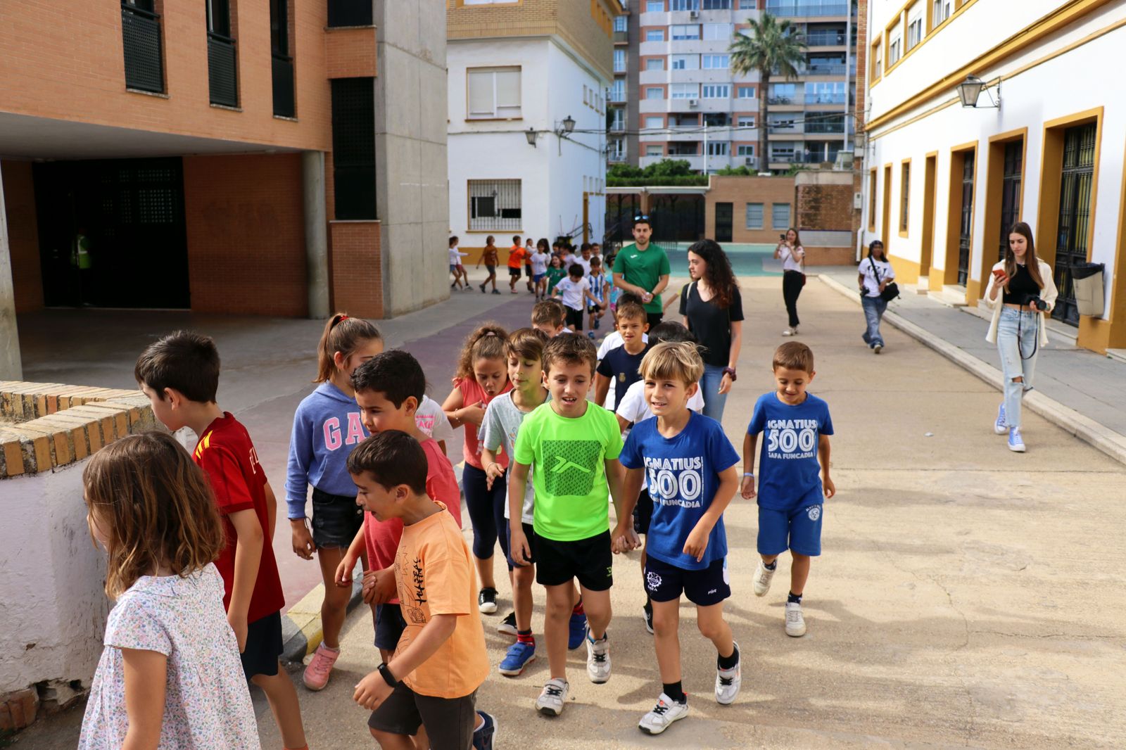 Imágenes Simulacro de Tsunami en el Colegio Funcadia Huelva