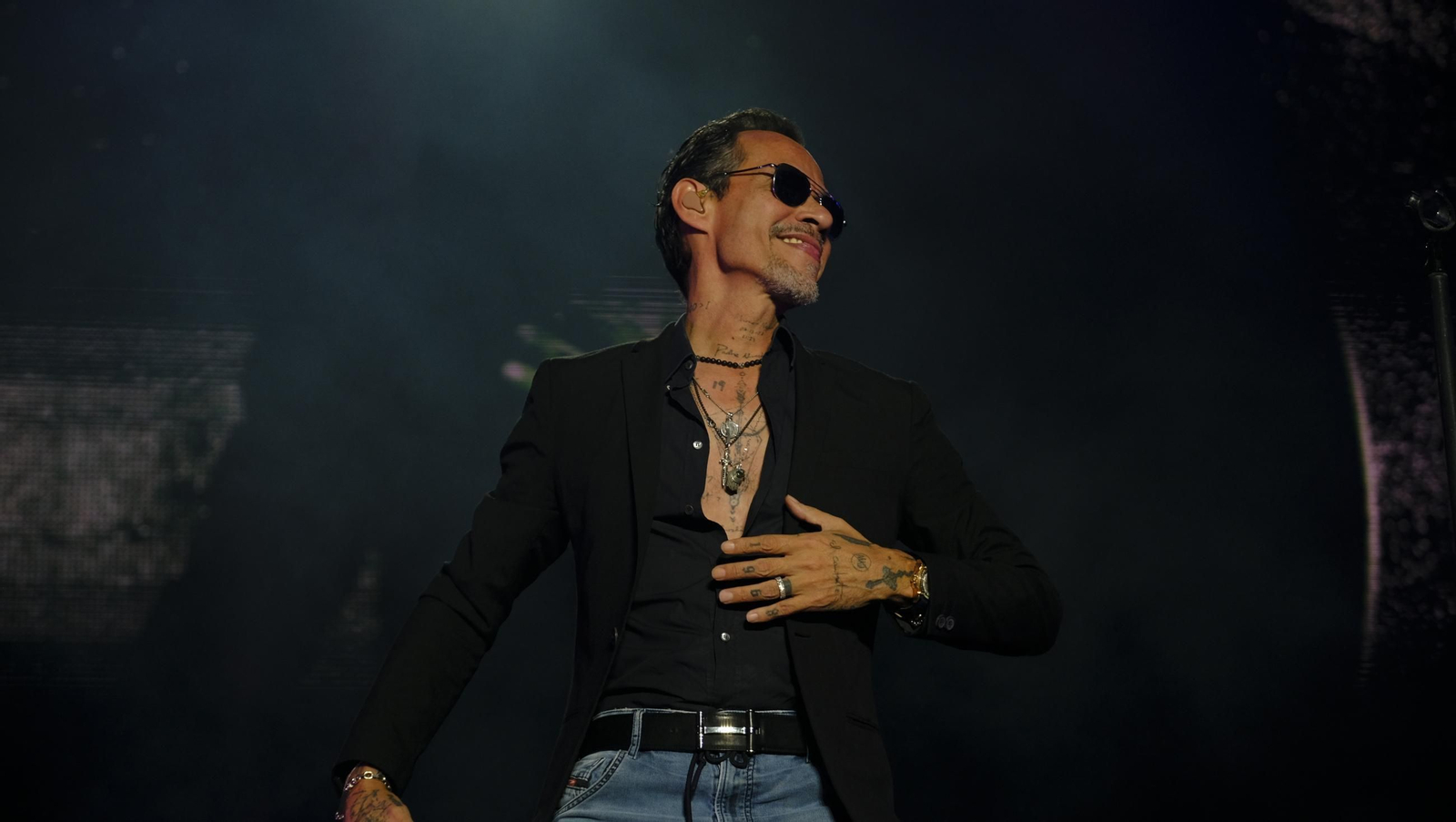 Concierto de Marc Anthony en Roquetas, en imágenes