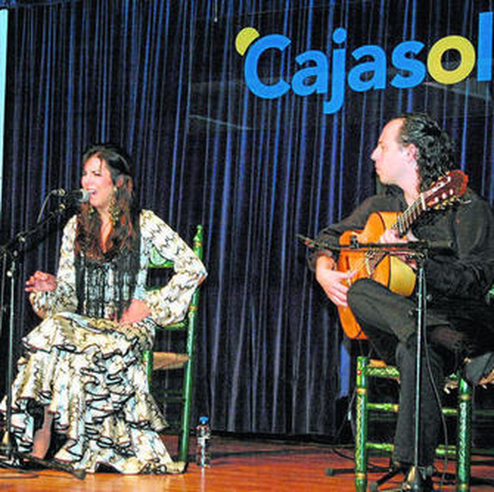 Actuación durante una edición pasada de Jóvenes Flamencos.