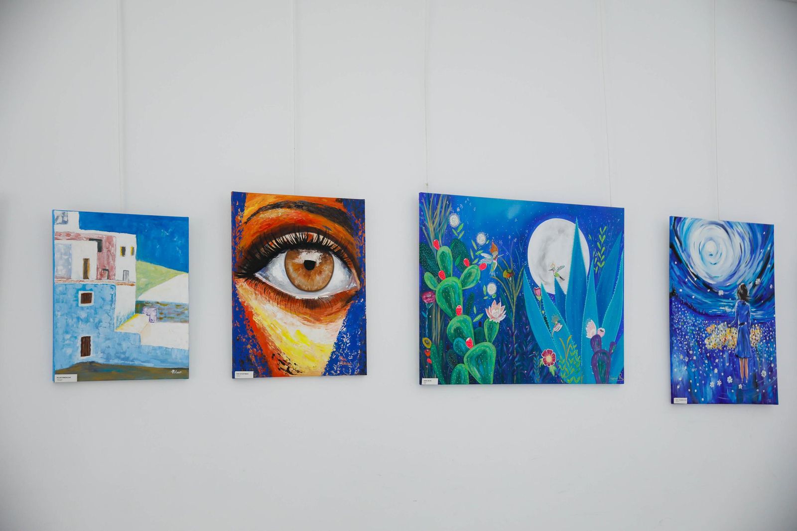 Exposición Arte Pintura de la sala Jairán, en imágenes