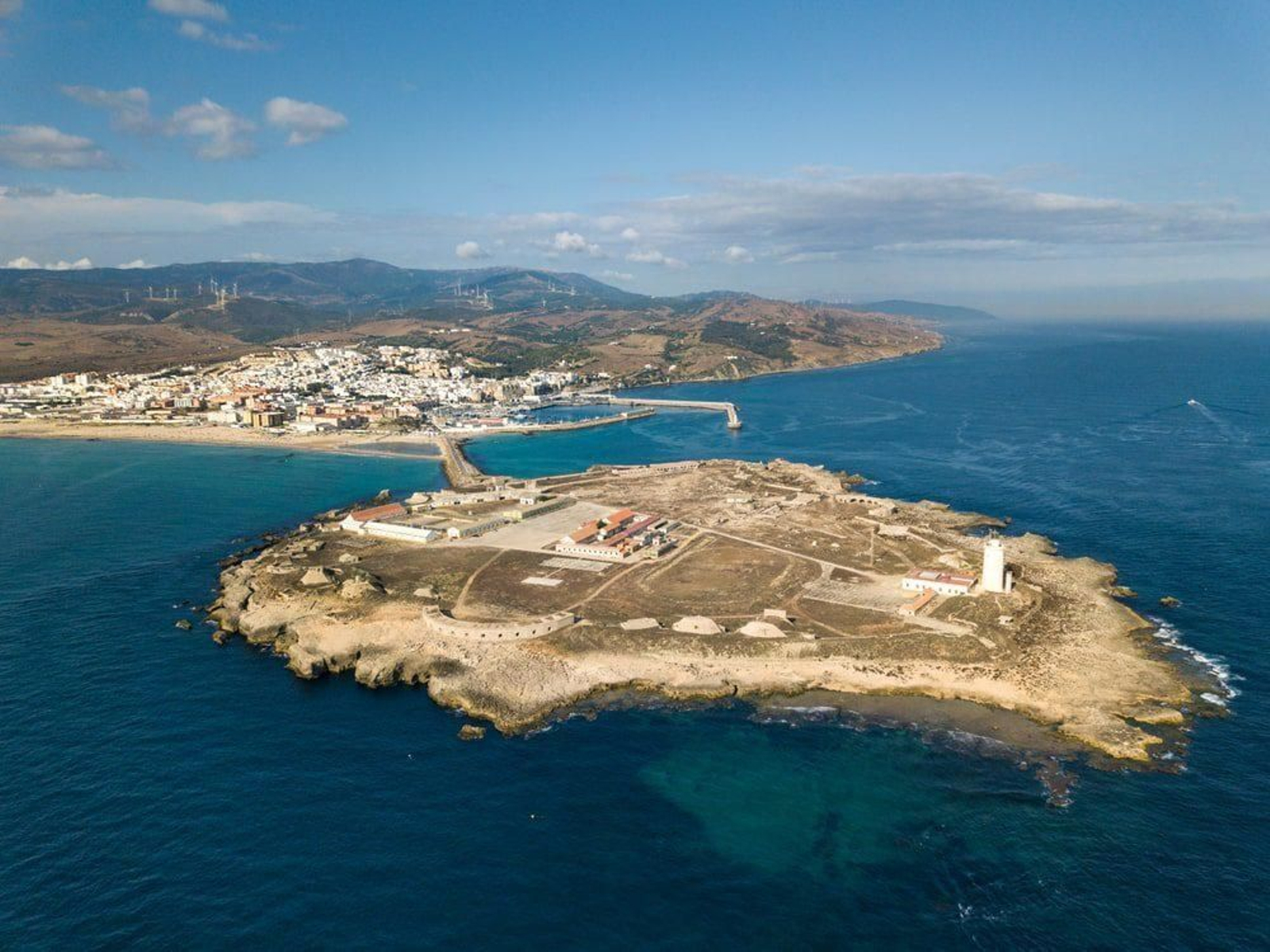 La isla de las Palomas en Tarifa