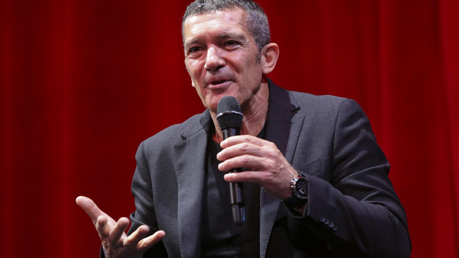 Antonio Banderas, durante la inauguración de la temporada del Soho en octubre de 2020