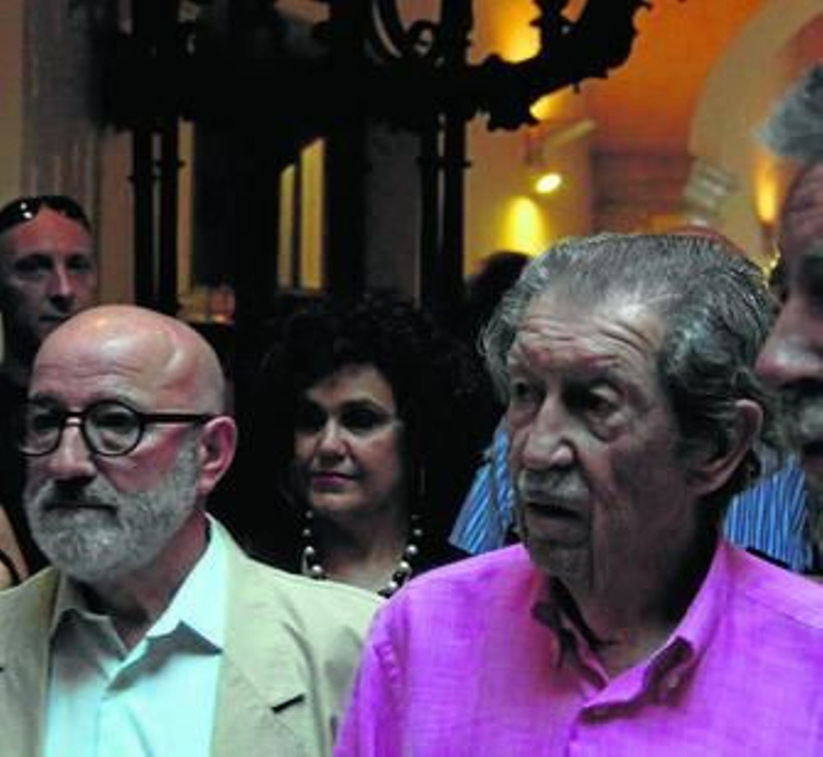 De Marcos y Alcántara, en la inauguración.