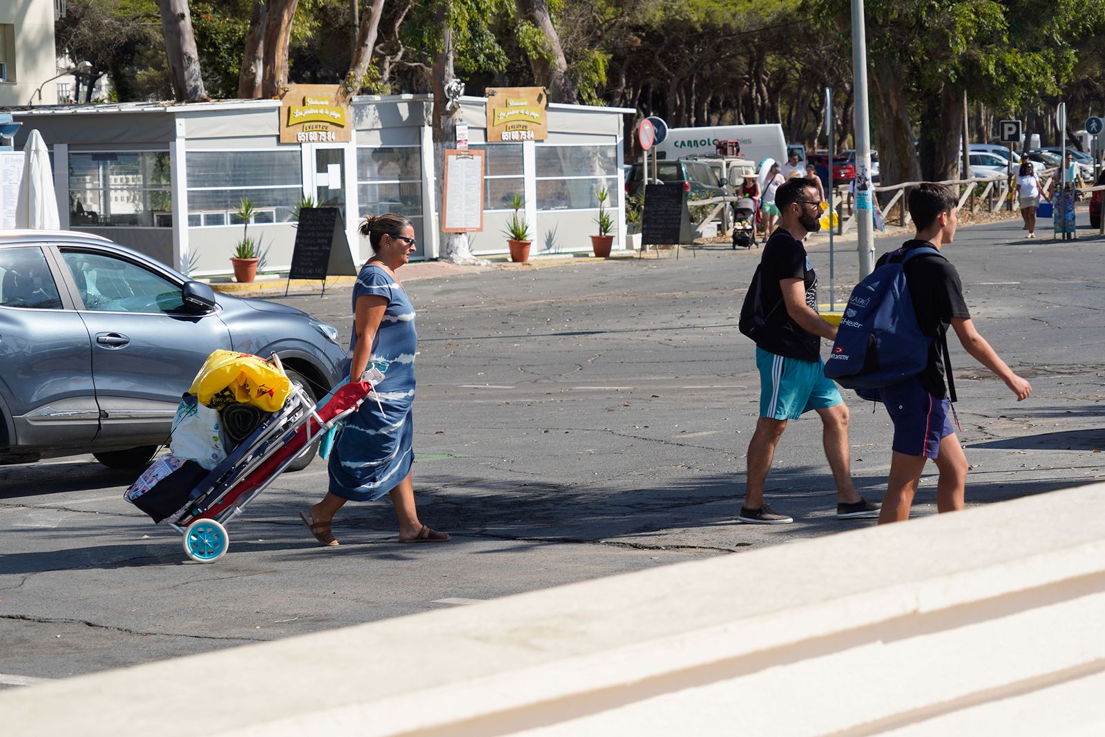 Imágenes del ambiente de Isla Cristina del jueves 22 de agosto