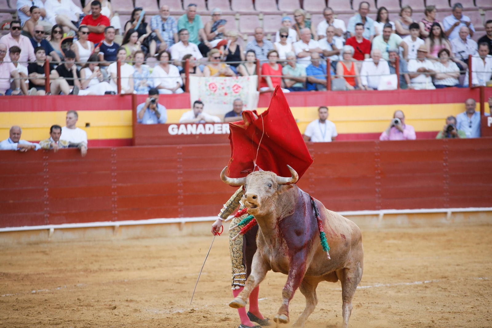 Imágenes de la corrida de toros en Roquetas de Mar