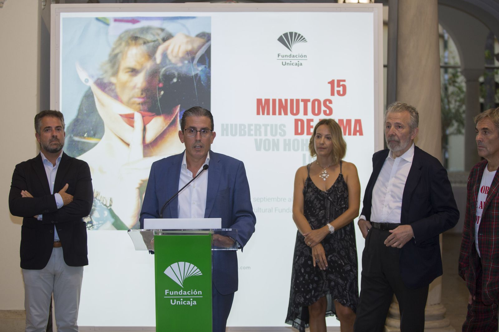 Inauguración de la muestra '15 minutos de fama' de Hubertus von Hohenlohe