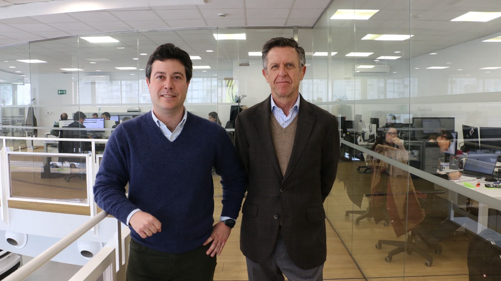 El nuevo CEO, Francisco Galnares García-Añoveros, junto a su antecesor, Francisco Galnares González de la Madrid.