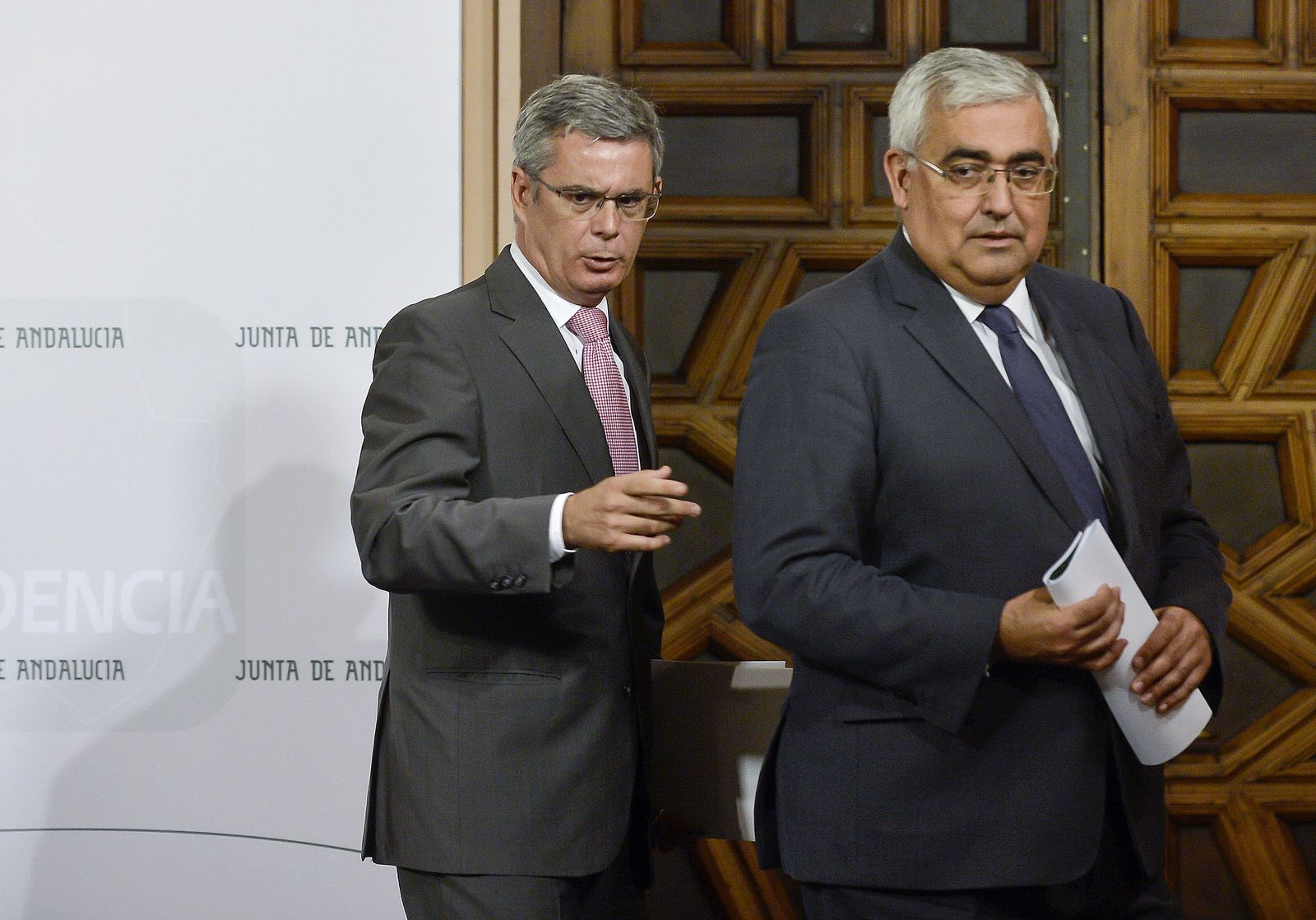 Ramírez de Arellano y Blanco tras el consejo.