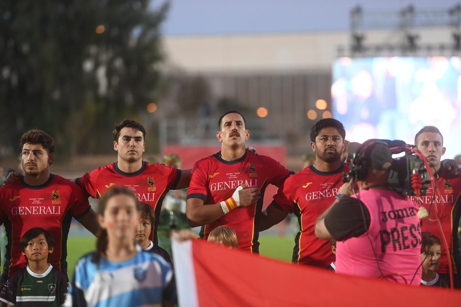 Las fotos del España-Tonga de rugby en Málaga