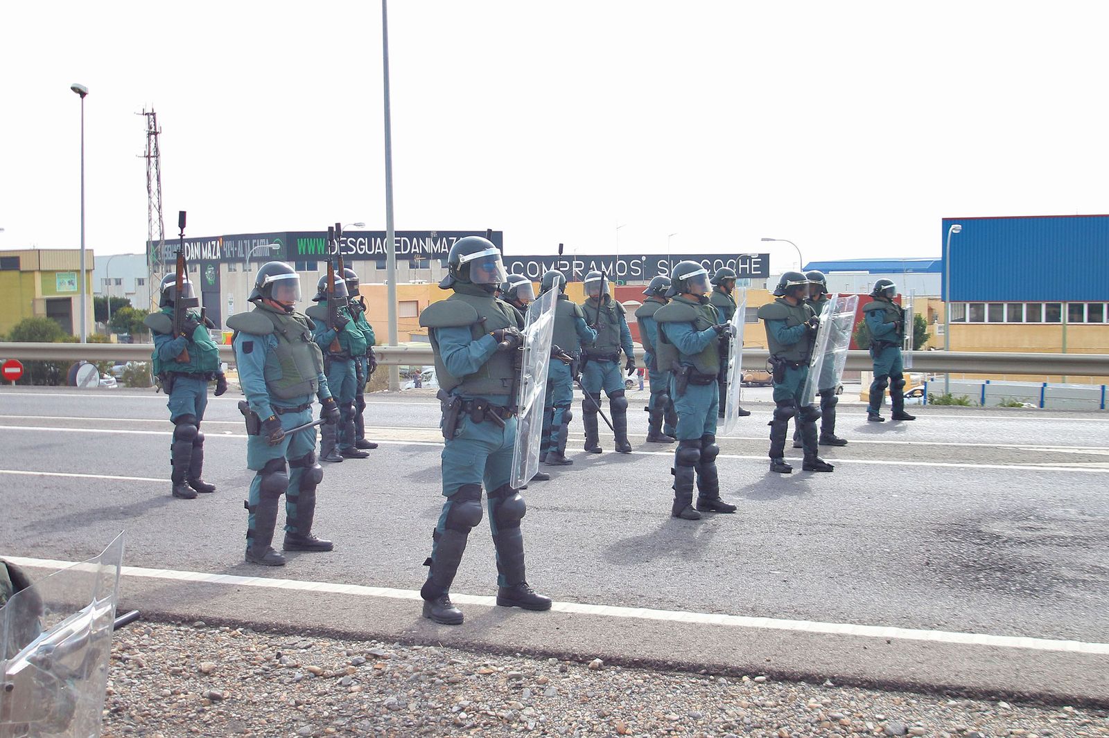 Las imágenes de la manifestación de agricultores