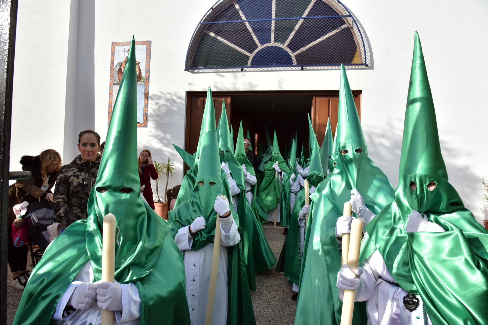 Las imágenes de la Esperanza en La Línea