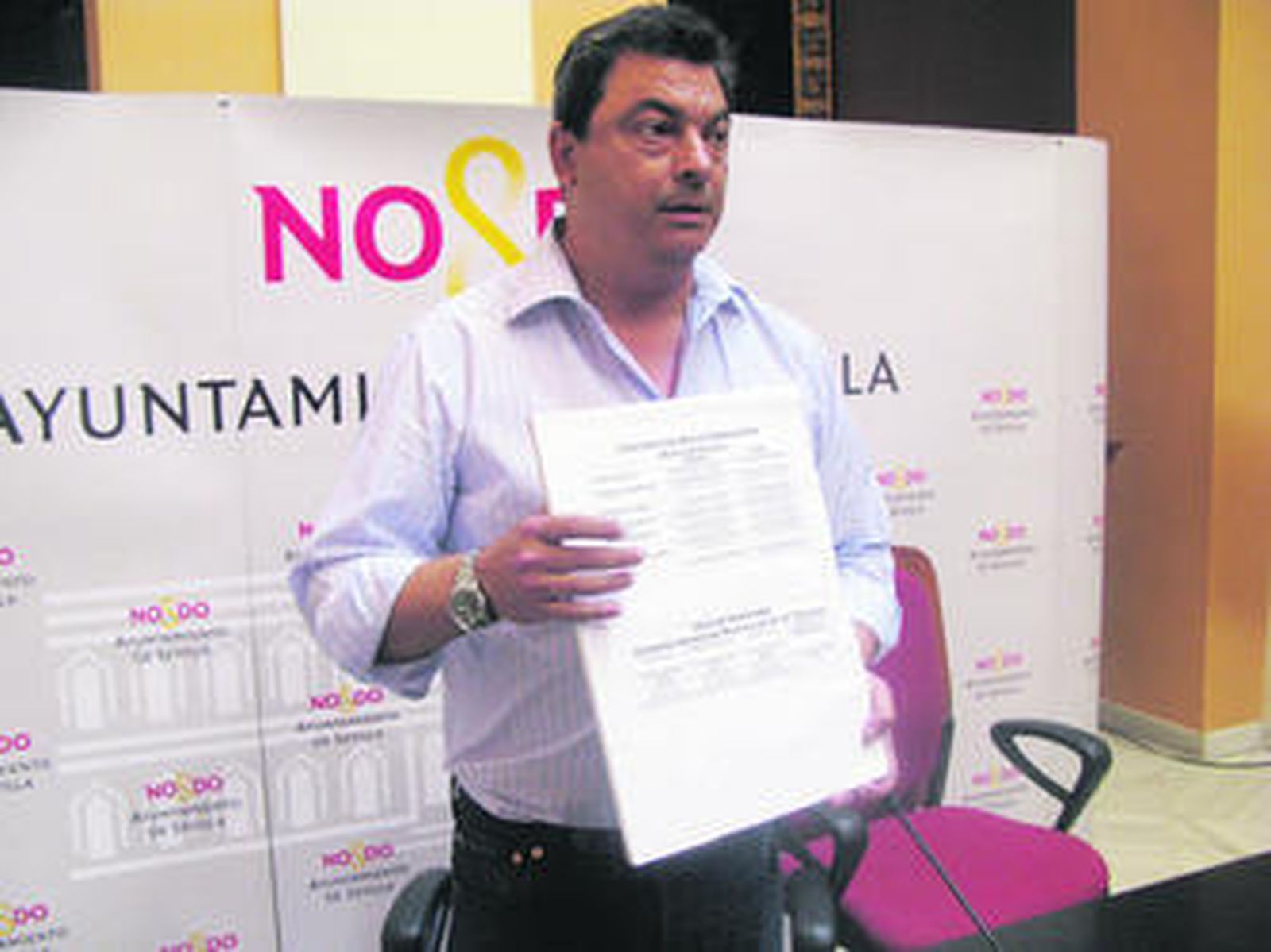 El concejal Ignacio Flores.