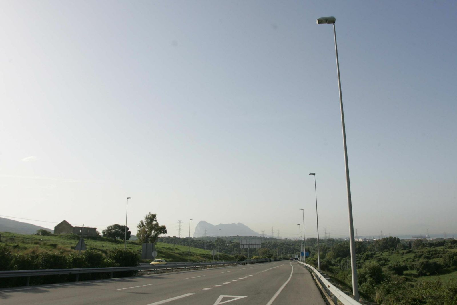 La CA-34, que une San Roque y La Línea, donde tuvo lugar el accidente