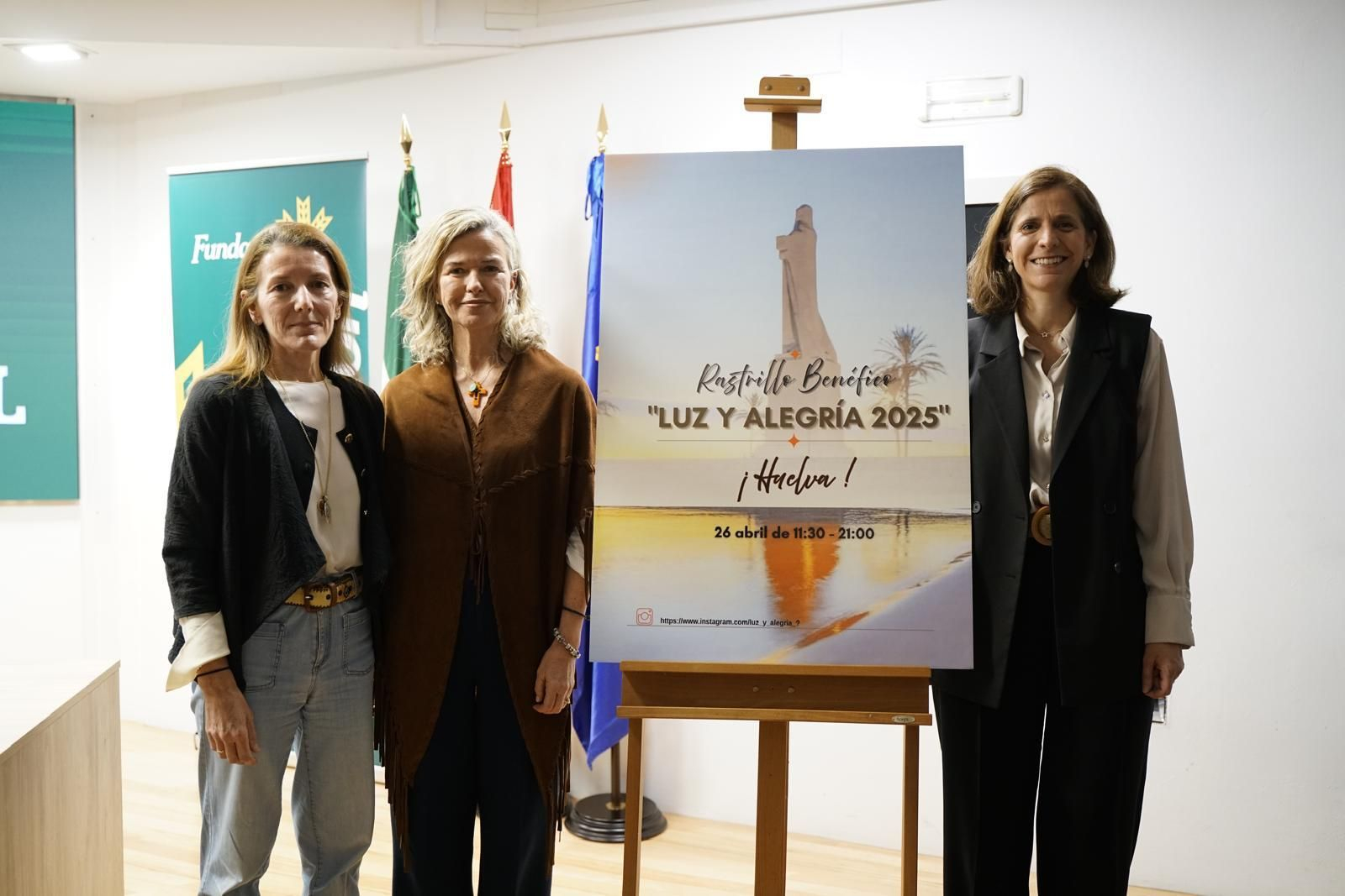 Presentación del rastrillo solidario de la Fundación Caja Rural del Sur.
