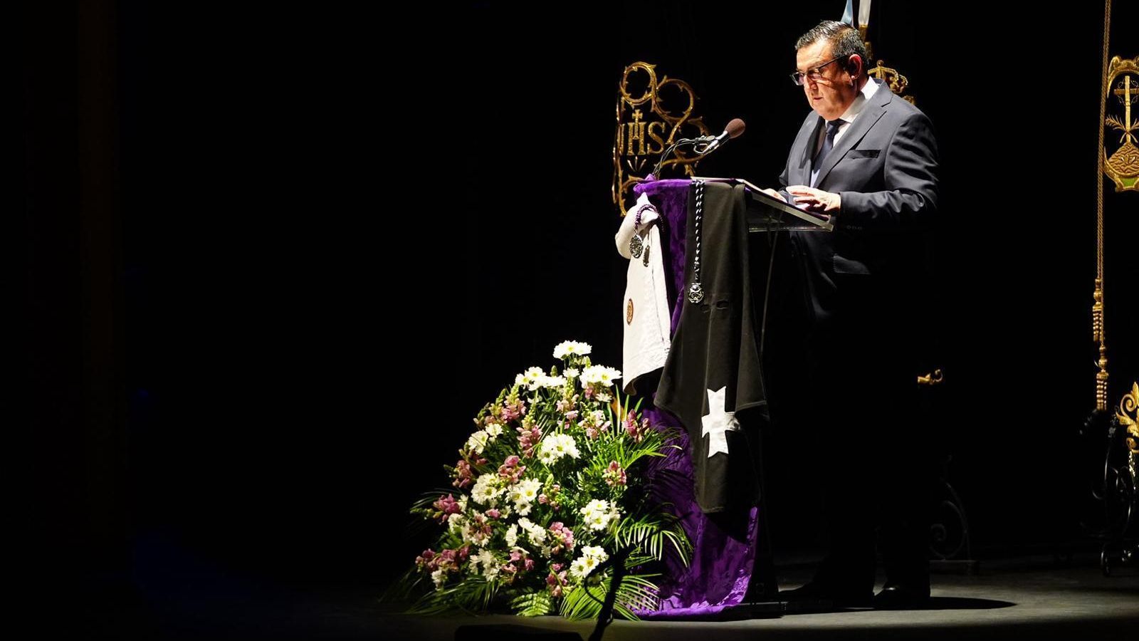 Un momento durante el pregón.