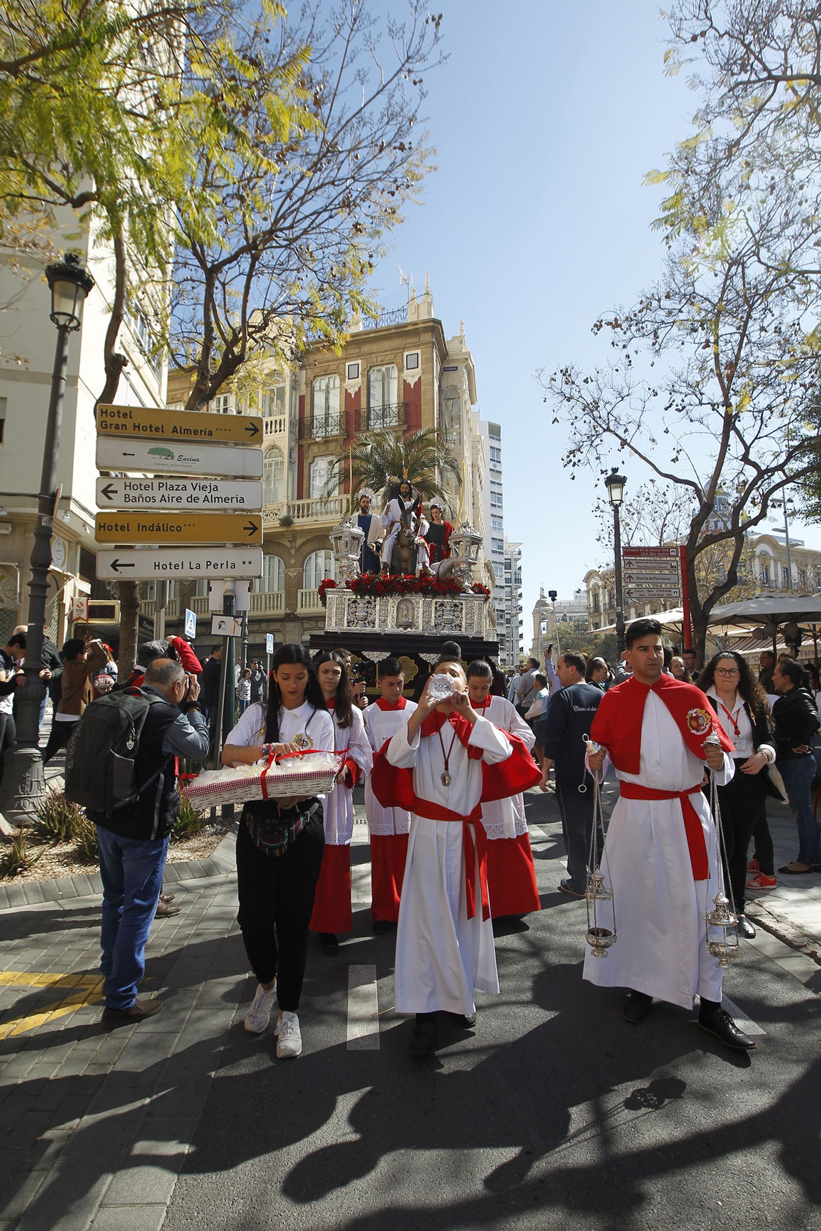 Imágenes Procesión de la Borriquita de Almería capital. Semana Santa 2019